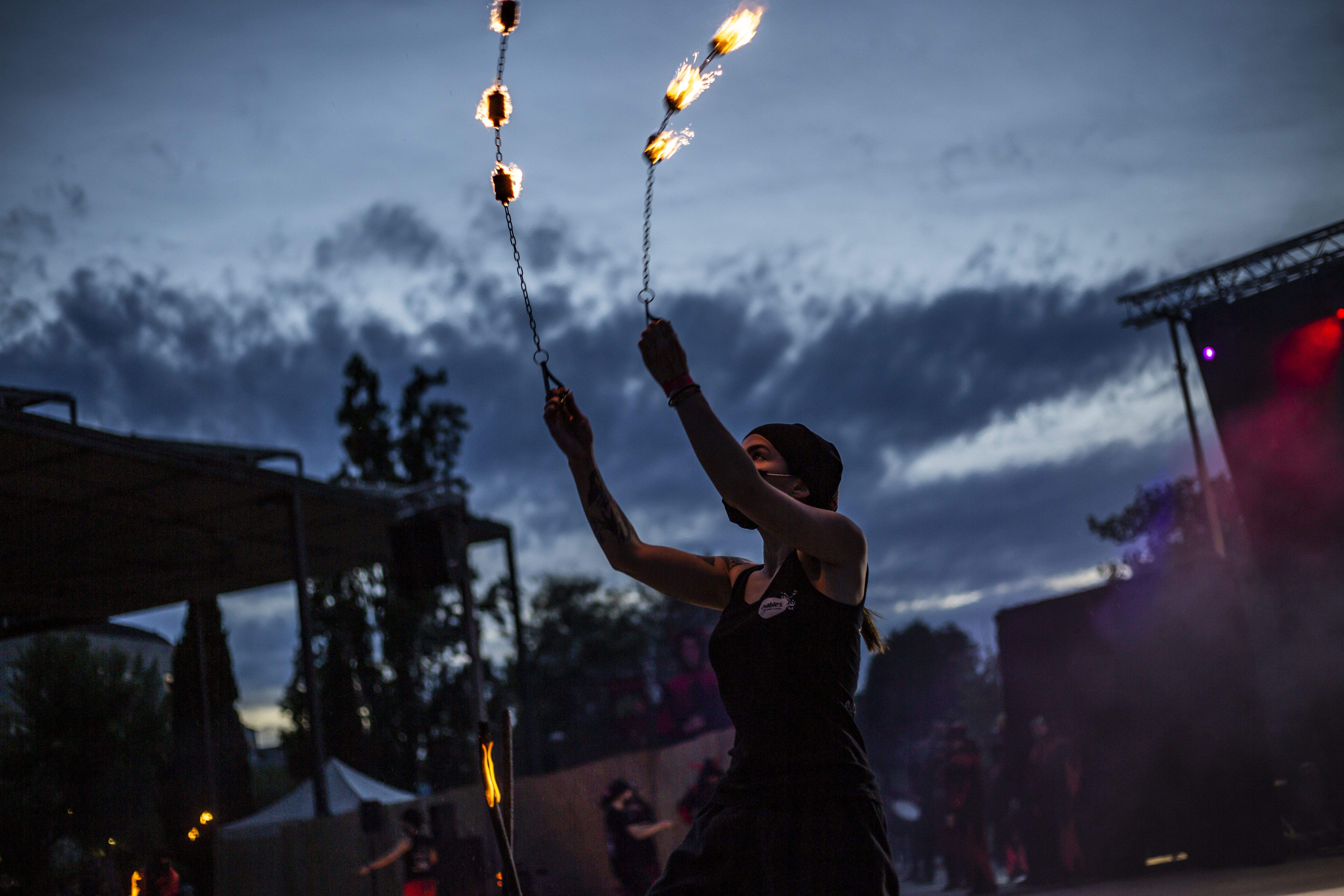 Els Diables han sortit al carrer amb la Trobada de Bèsties. FOTO: Àngel Bravo