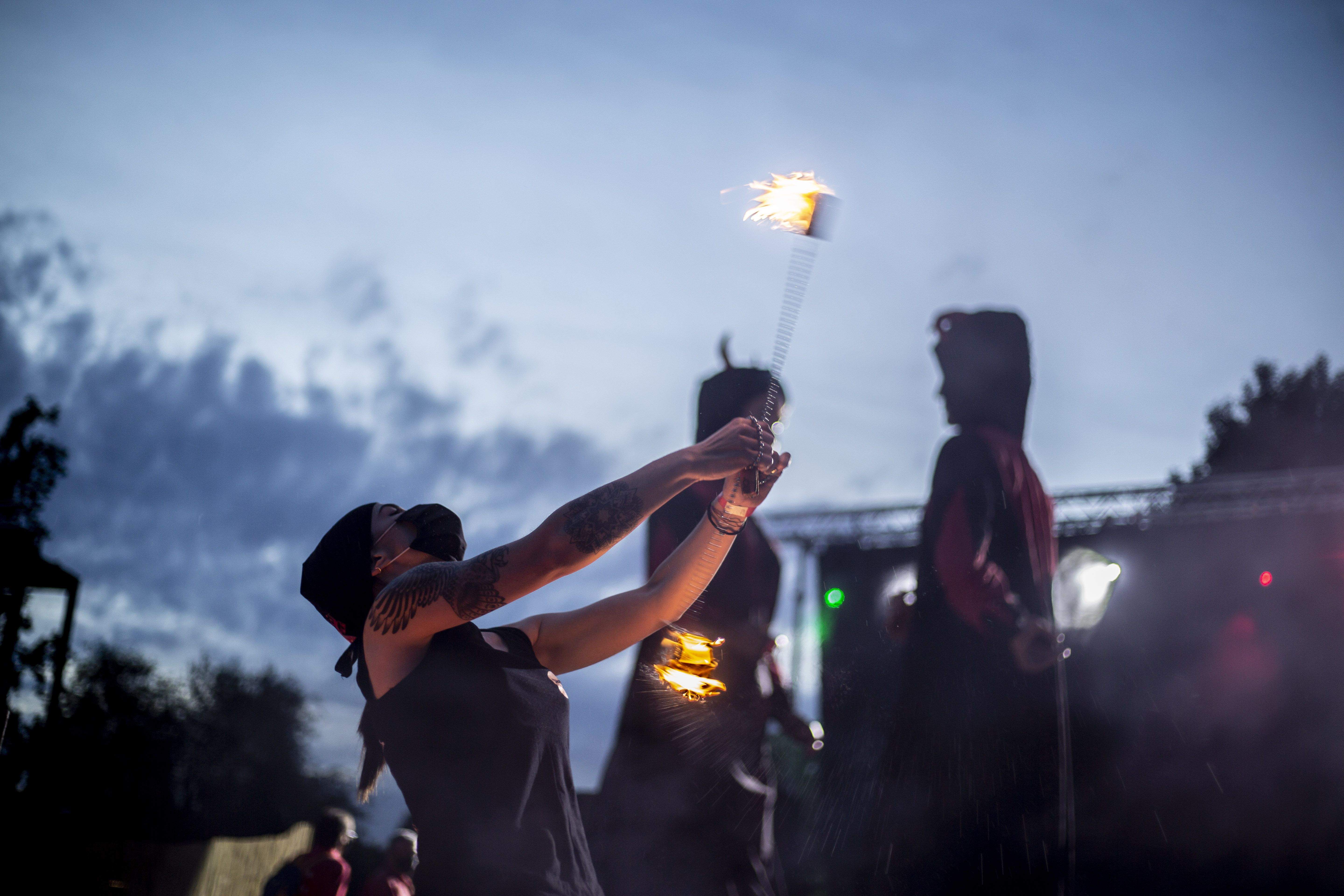 Els Diables han sortit al carrer amb la Trobada de Bèsties. FOTO: Àngel Bravo
