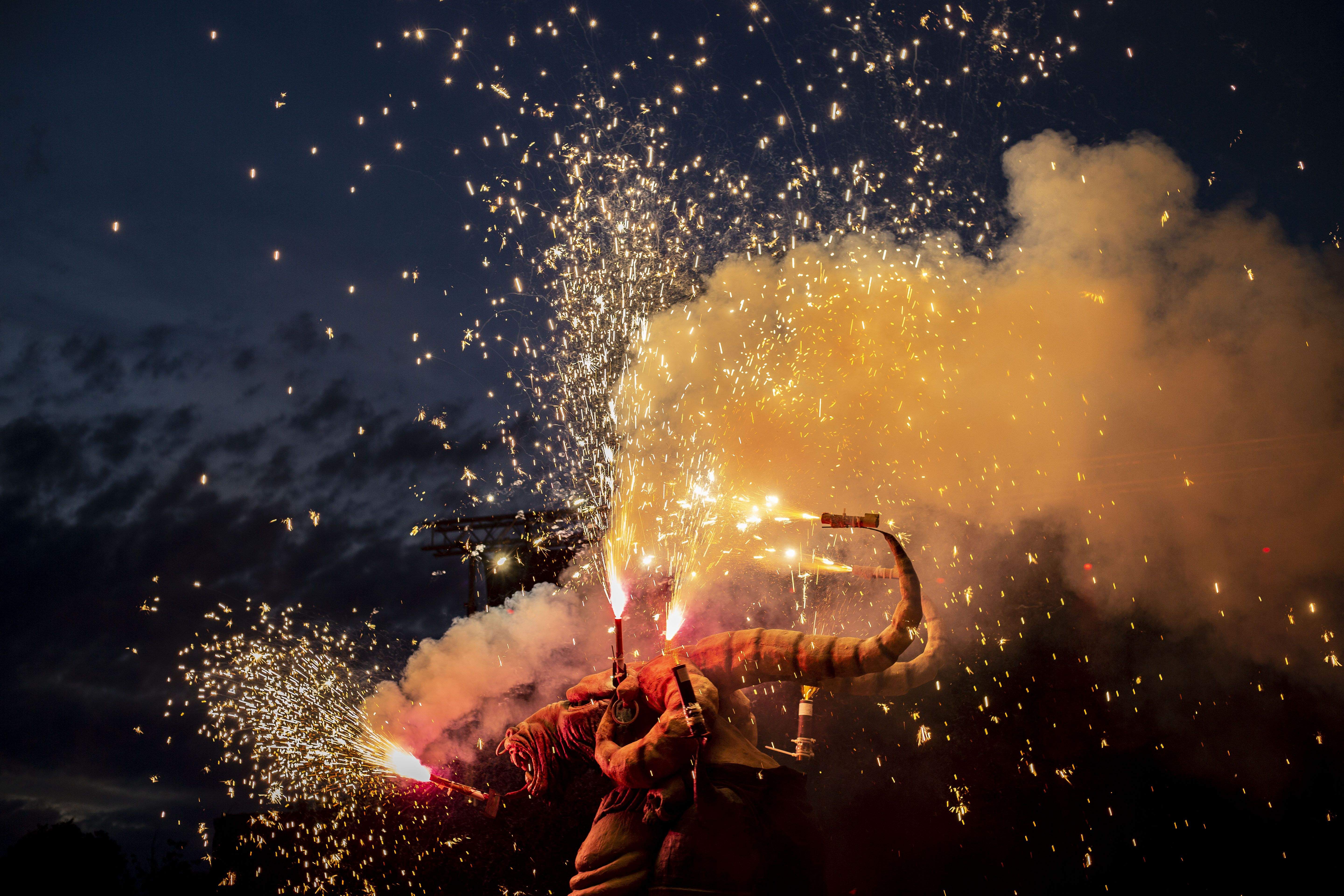 Els Diables han sortit al carrer amb la Trobada de Bèsties. FOTO: Àngel Bravo