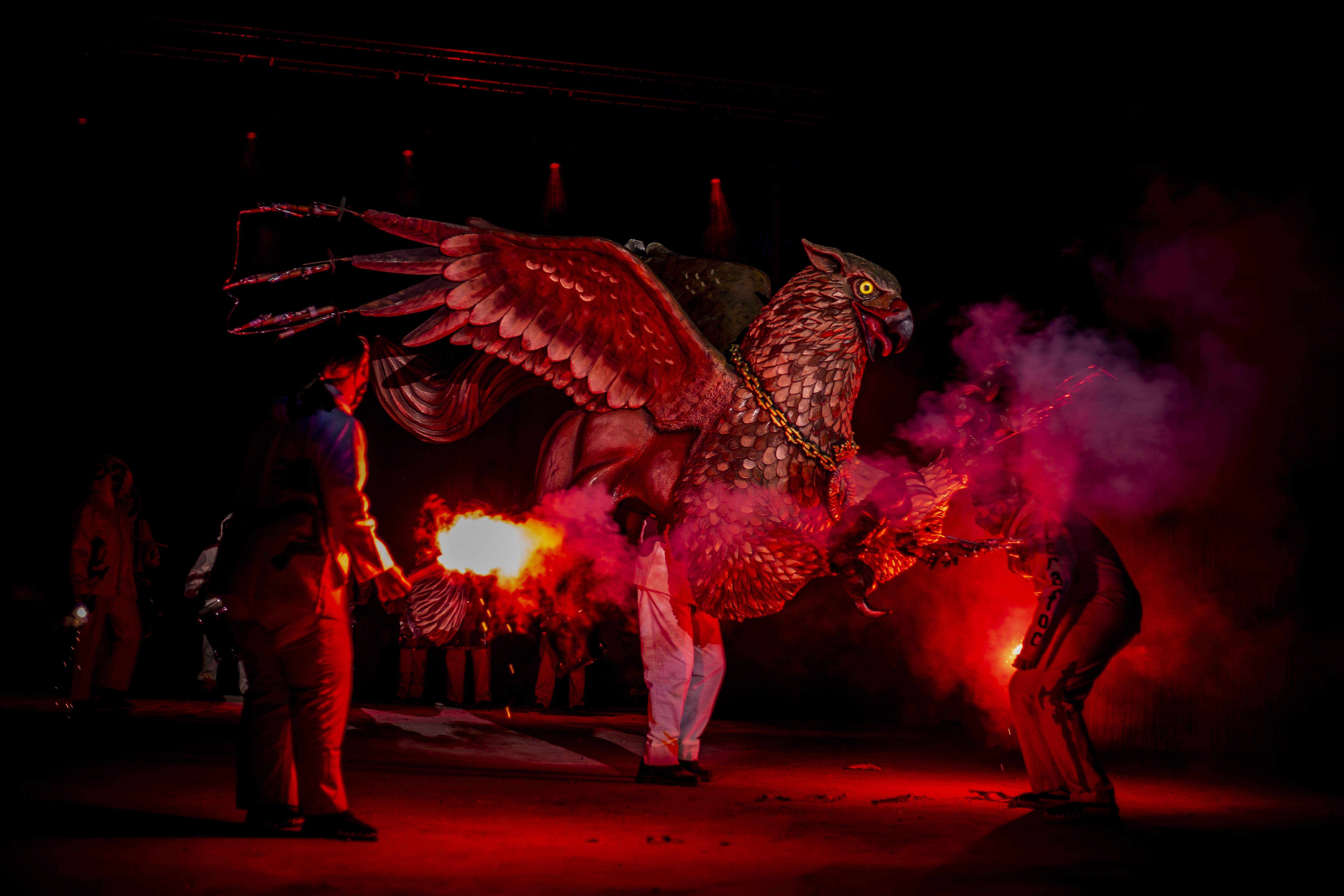 Els Diables han sortit al carrer amb la Trobada de Bèsties. FOTO: Àngel Bravo