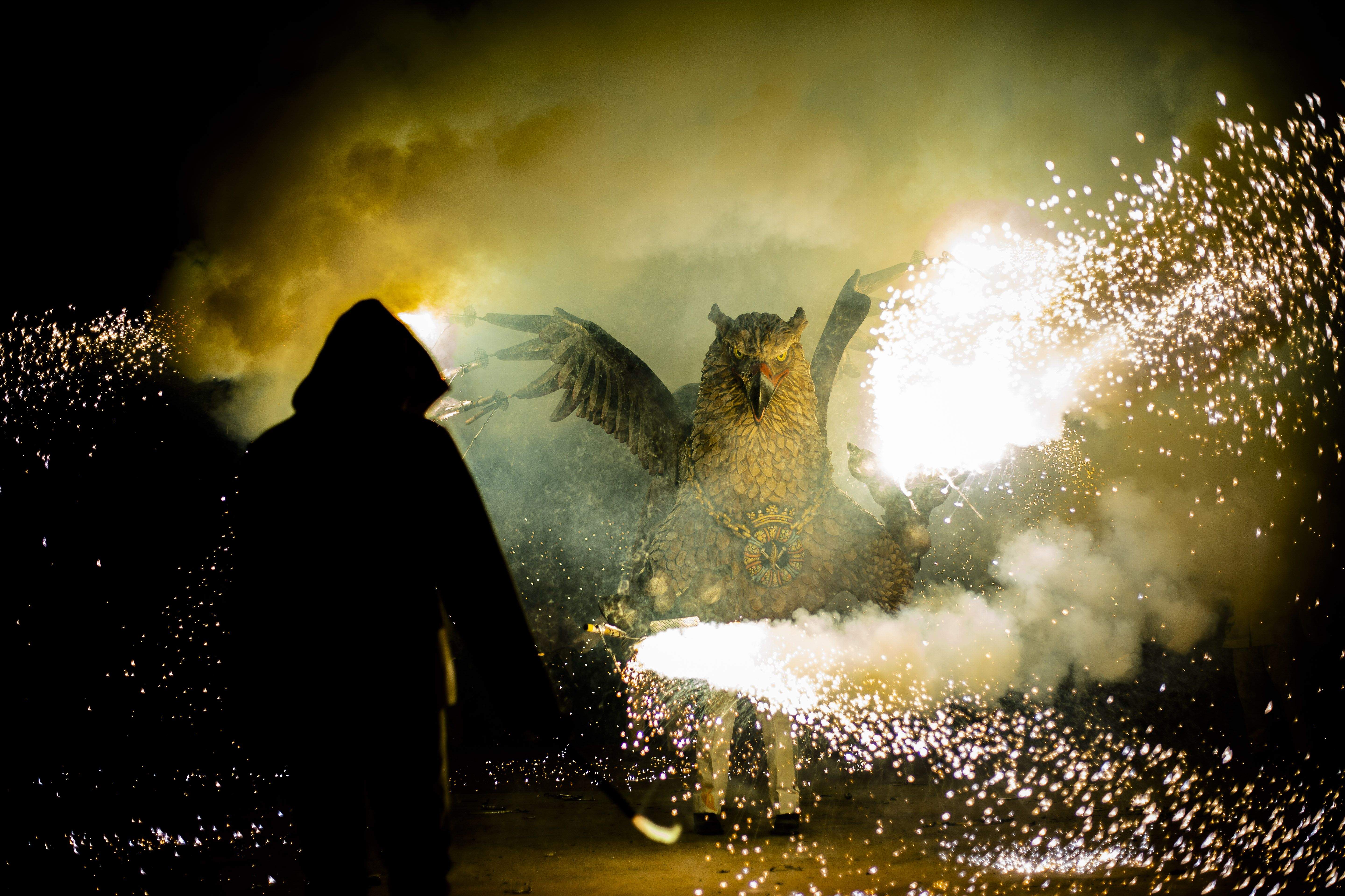 Els Diables han sortit al carrer amb la Trobada de Bèsties. FOTO: Àngel Bravo