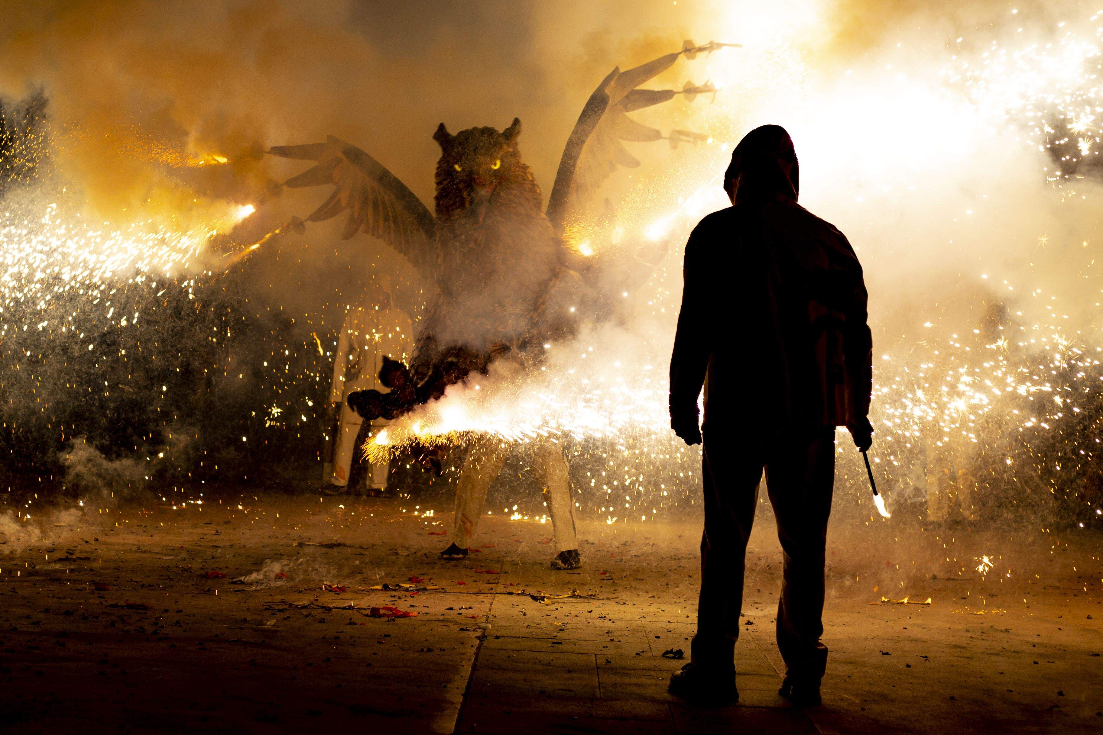 Els Diables han sortit al carrer amb la Trobada de Bèsties. FOTO: Àngel Bravo