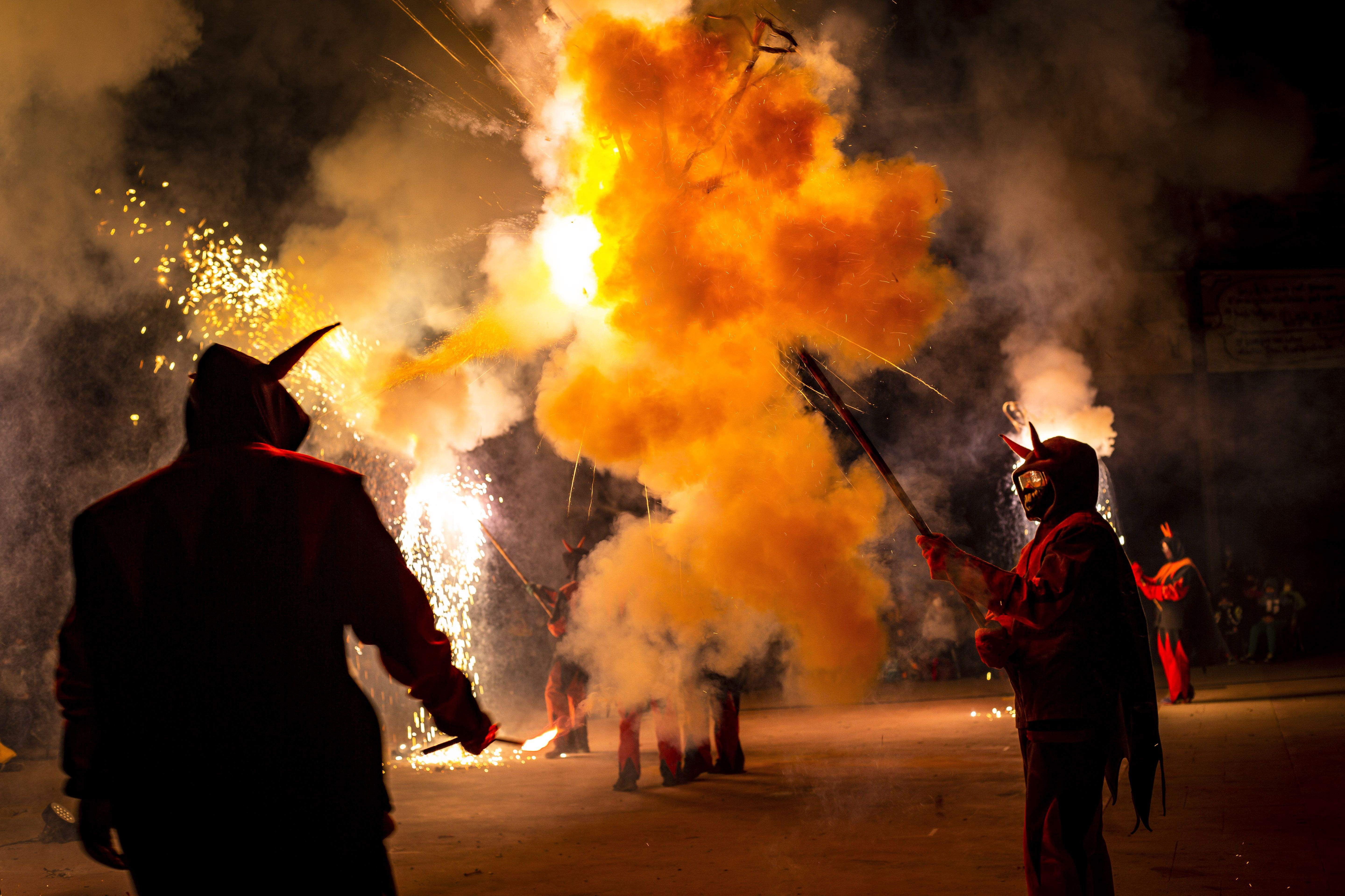Els Diables han sortit al carrer amb la Trobada de Bèsties. FOTO: Àngel Bravo