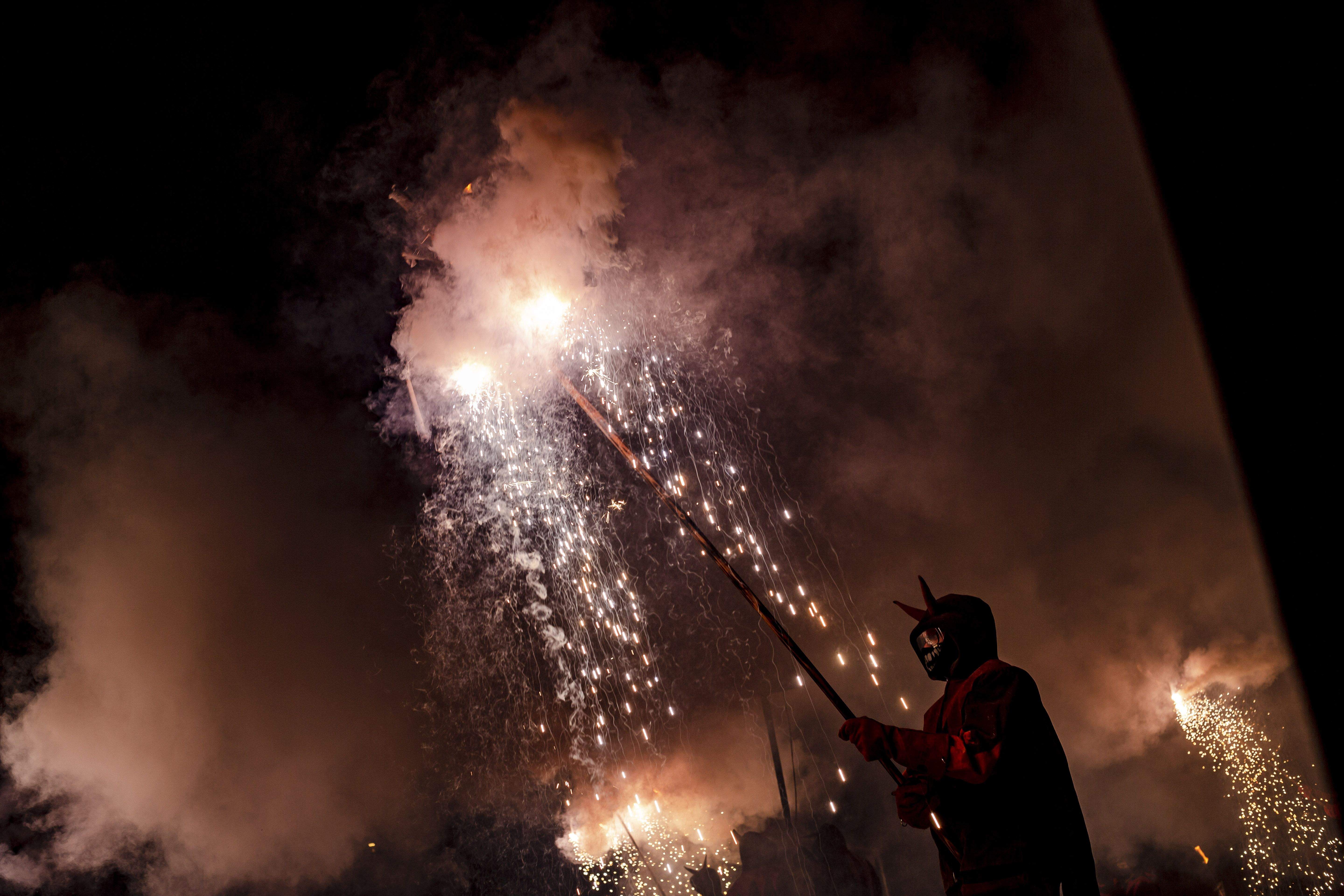 Els Diables han sortit al carrer amb la Trobada de Bèsties. FOTO: Àngel Bravo