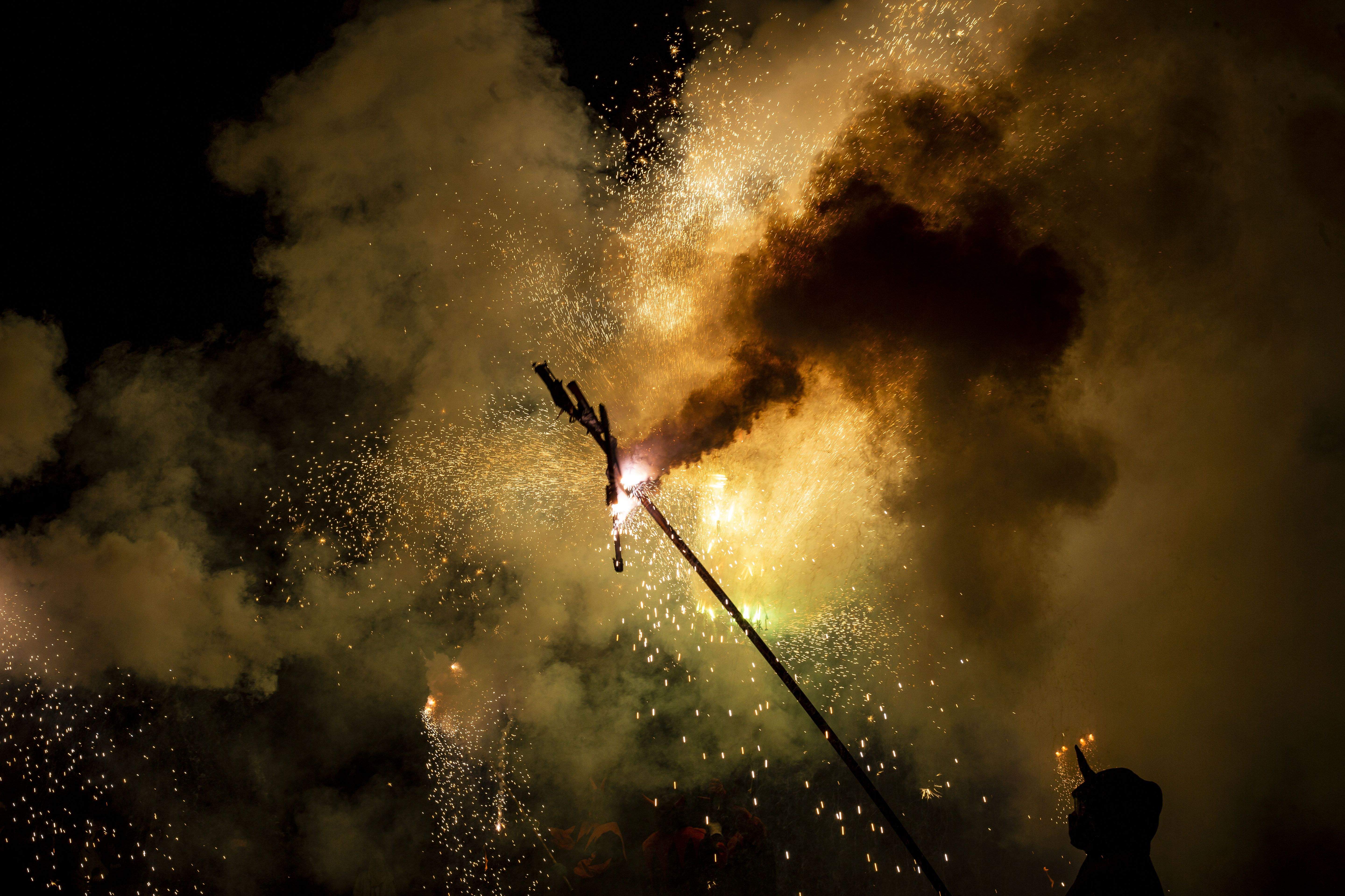 Els Diables han sortit al carrer amb la Trobada de Bèsties. FOTO: Àngel Bravo