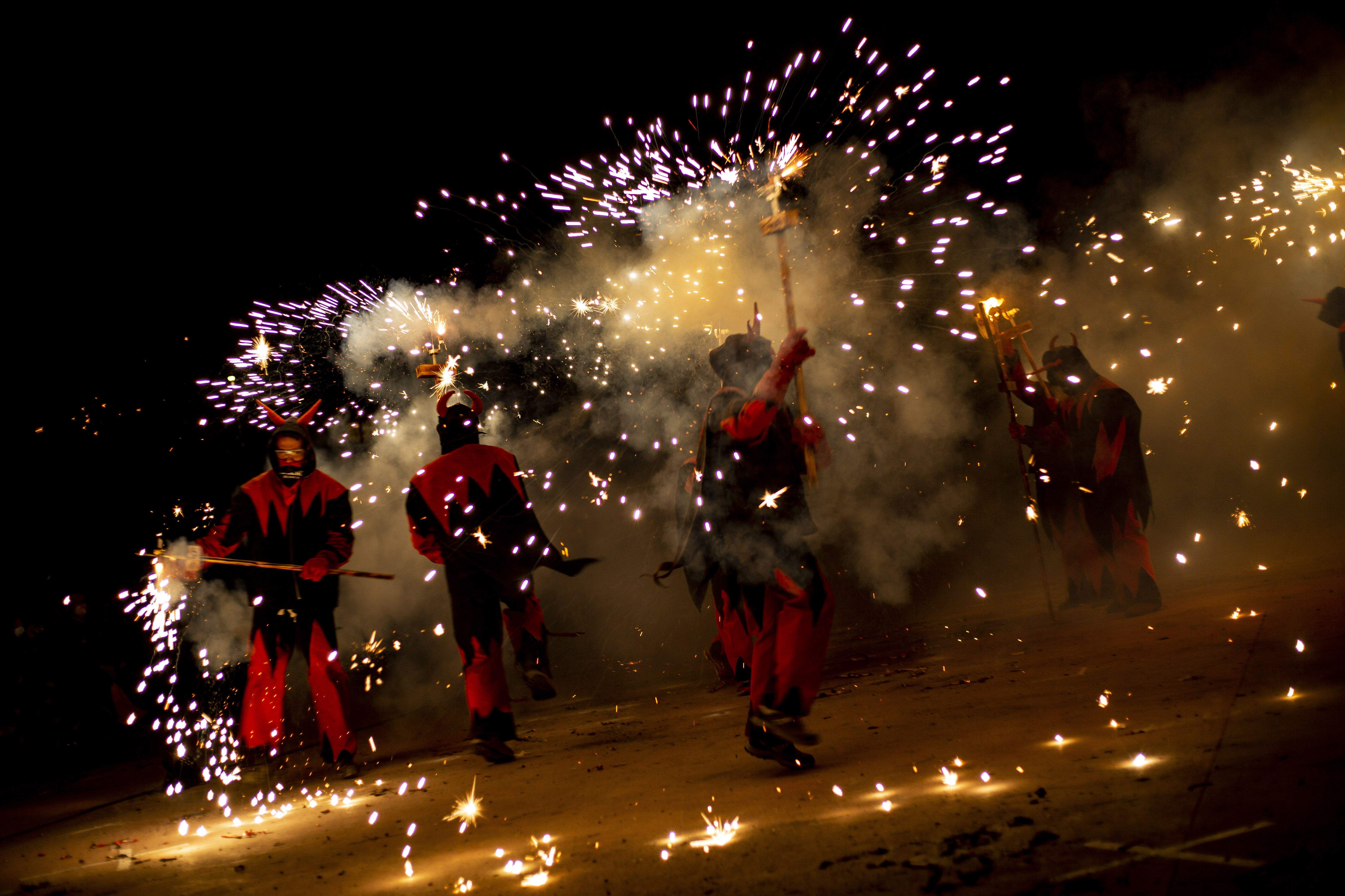 Els Diables han sortit al carrer amb la Trobada de Bèsties. FOTO: Àngel Bravo