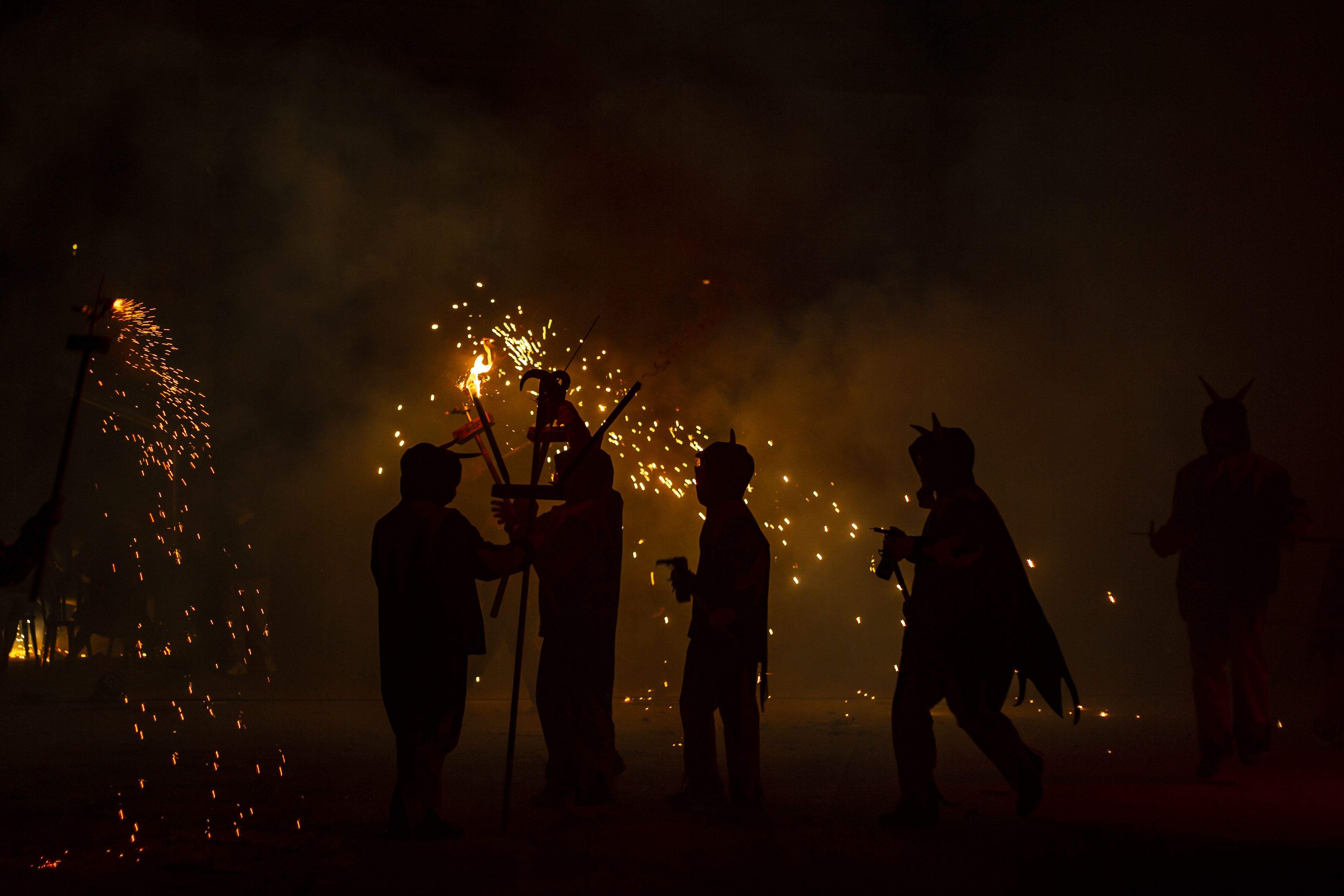 Els Diables han sortit al carrer amb la Trobada de Bèsties. FOTO: Àngel Bravo