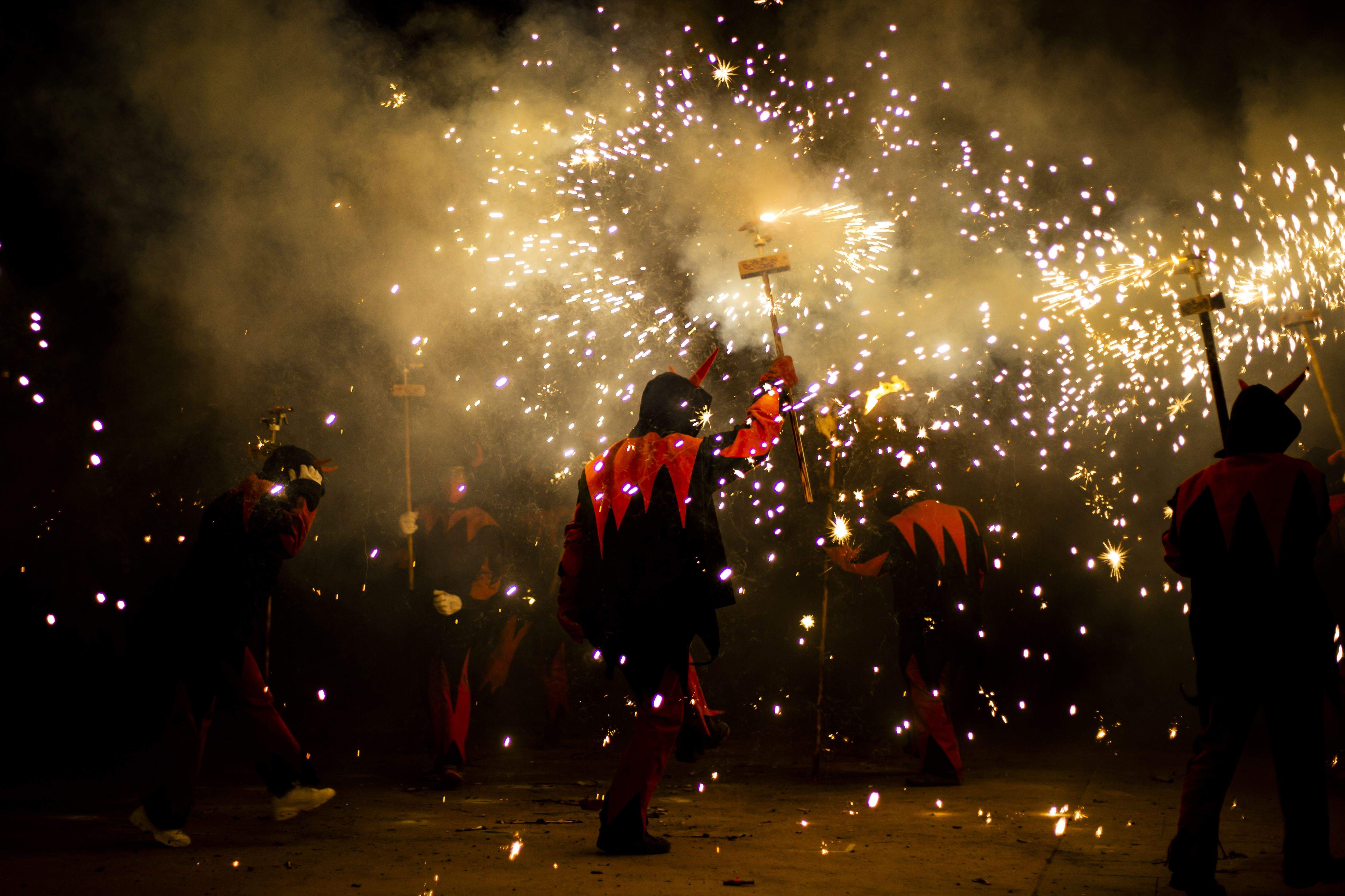 Els Diables han sortit al carrer amb la Trobada de Bèsties. FOTO: Àngel Bravo