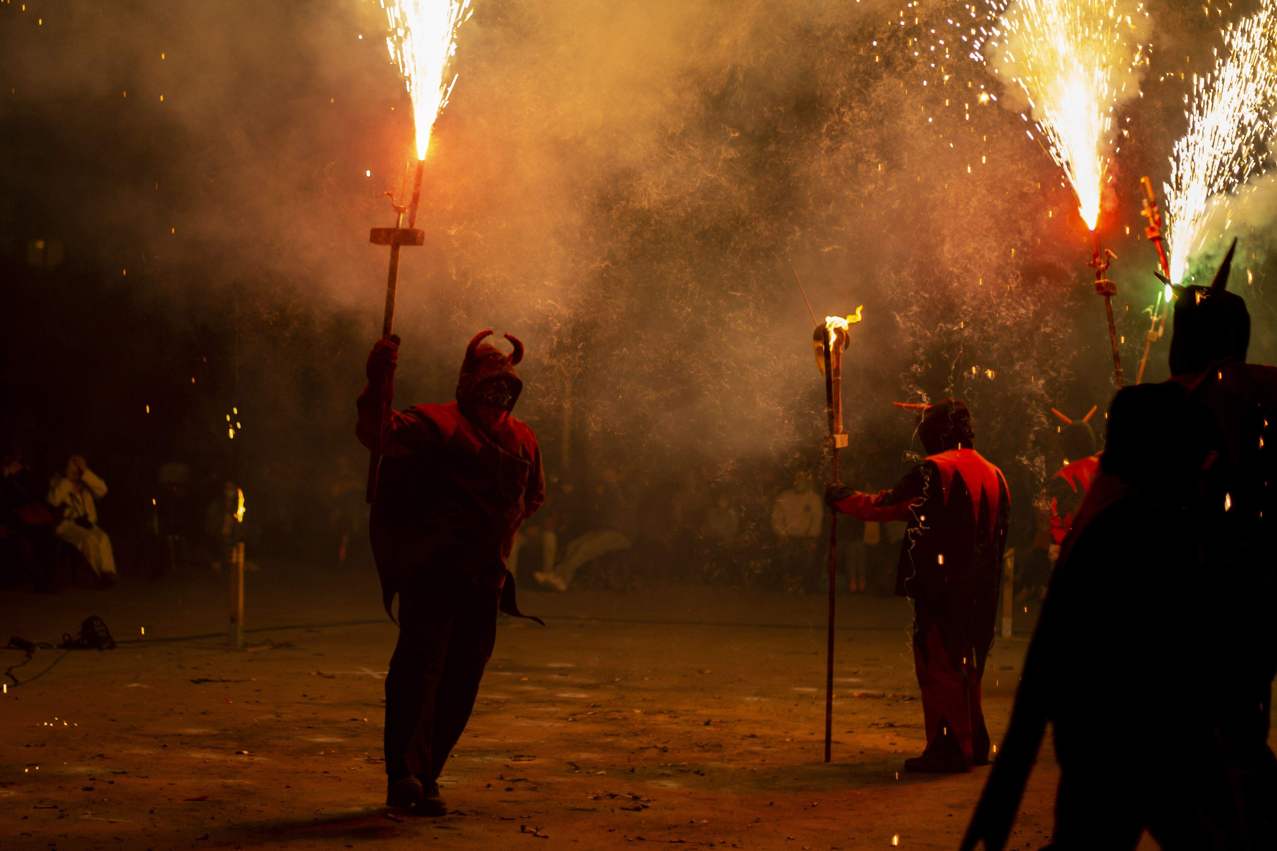 Els Diables han sortit al carrer amb la Trobada de Bèsties. FOTO: Àngel Bravo
