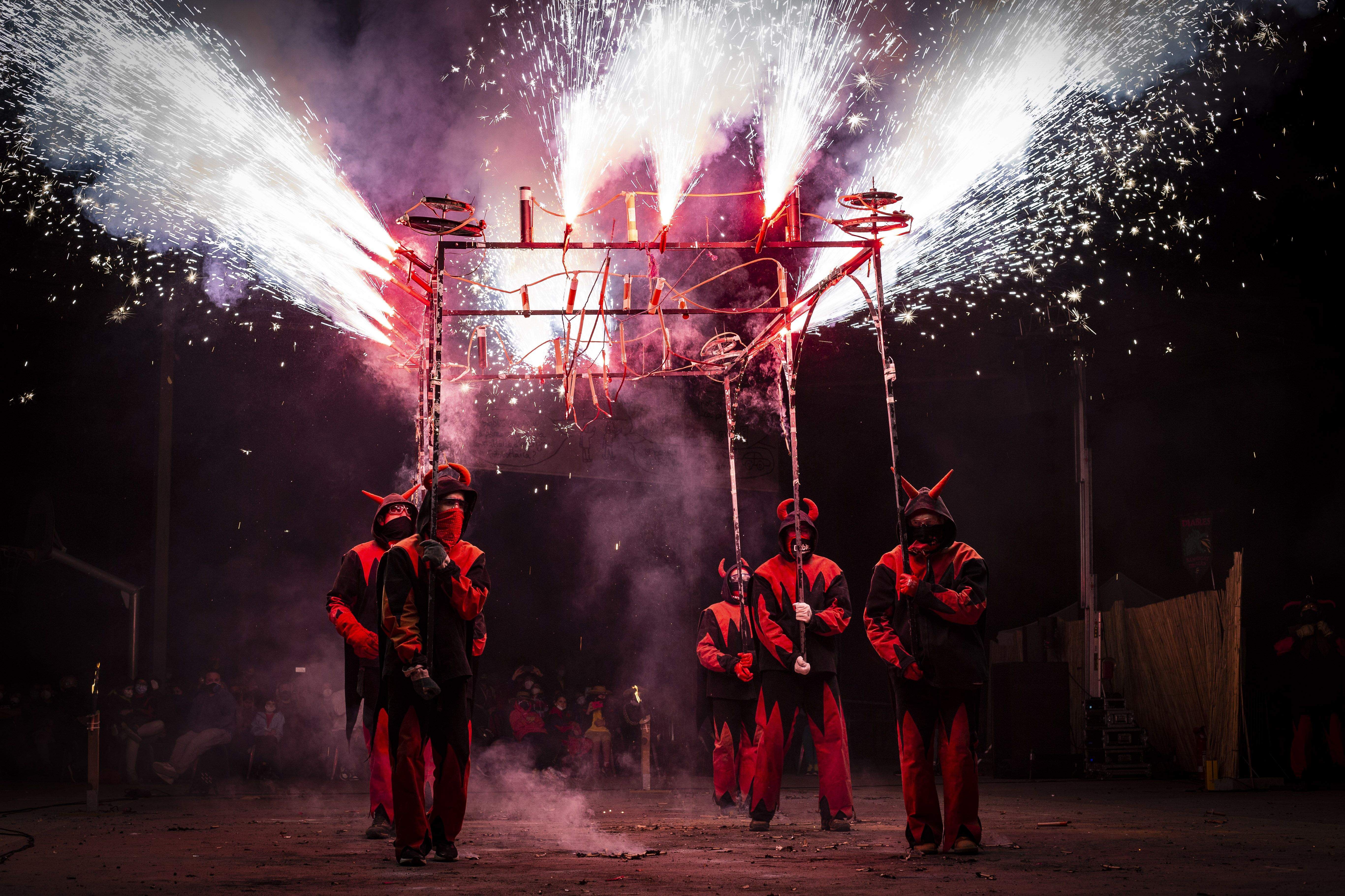 Els Diables han sortit al carrer amb la Trobada de Bèsties. FOTO: Àngel Bravo