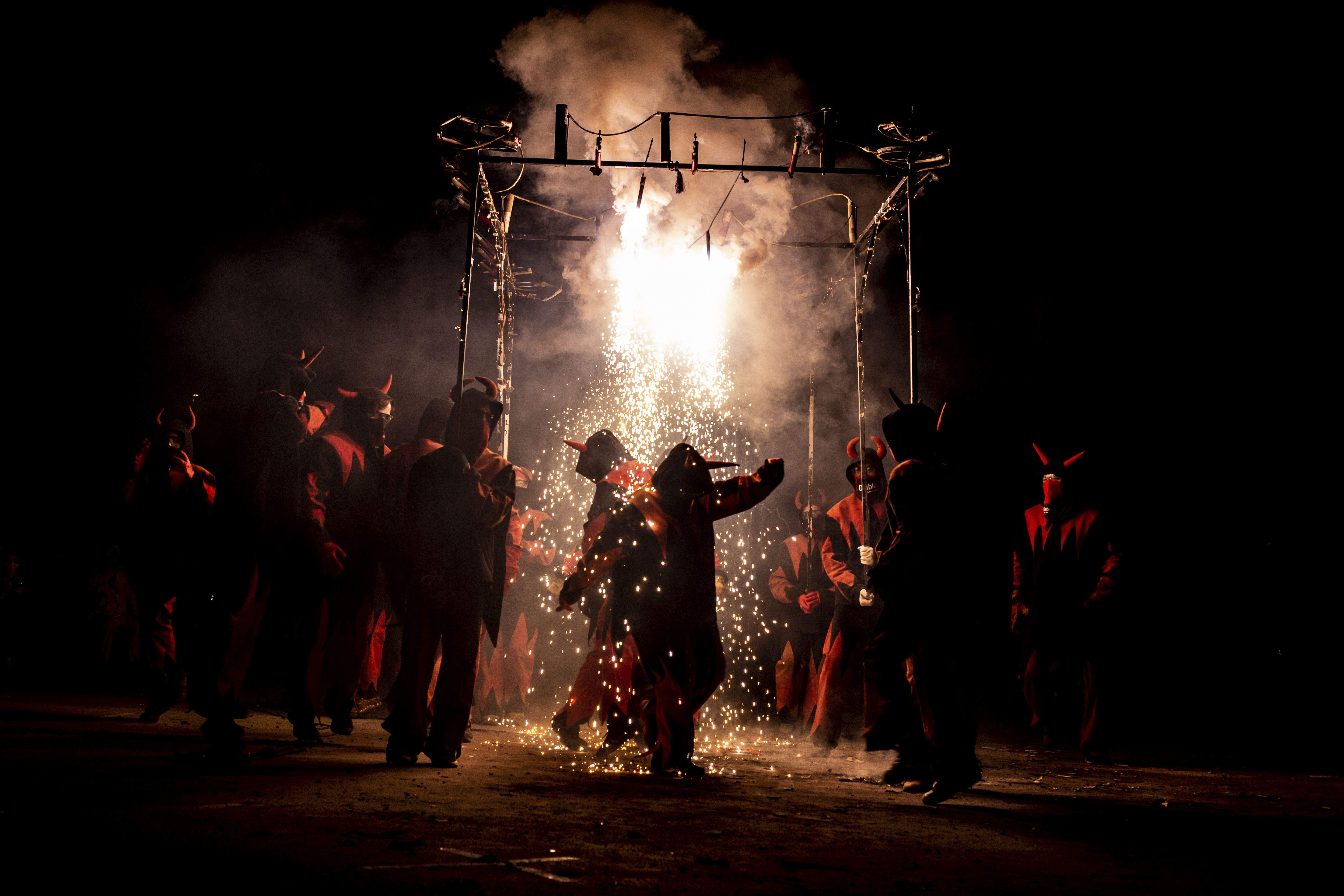 Els Diables han sortit al carrer amb la Trobada de Bèsties. FOTO: Àngel Bravo