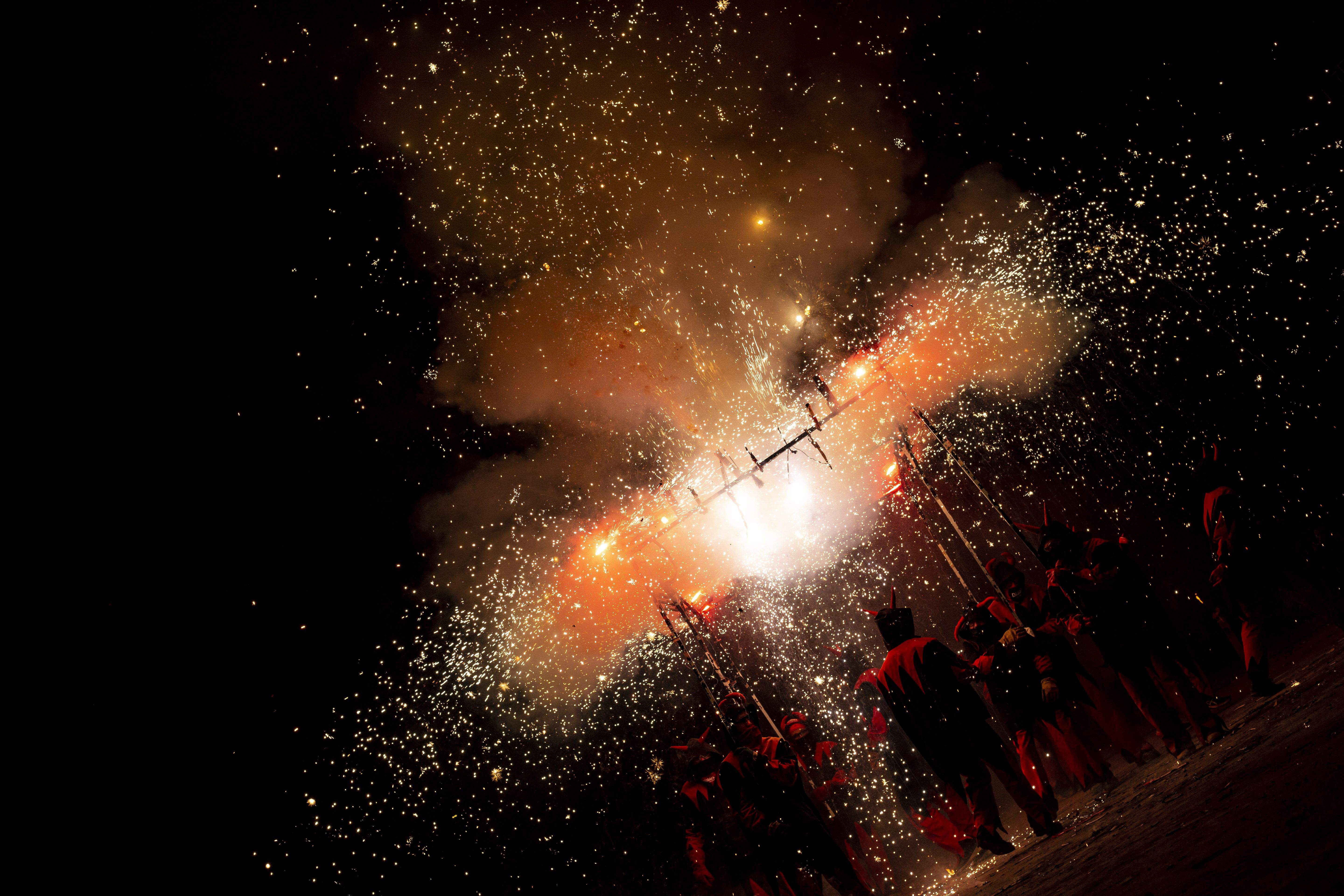 Els Diables han sortit al carrer amb la Trobada de Bèsties. FOTO: Àngel Bravo