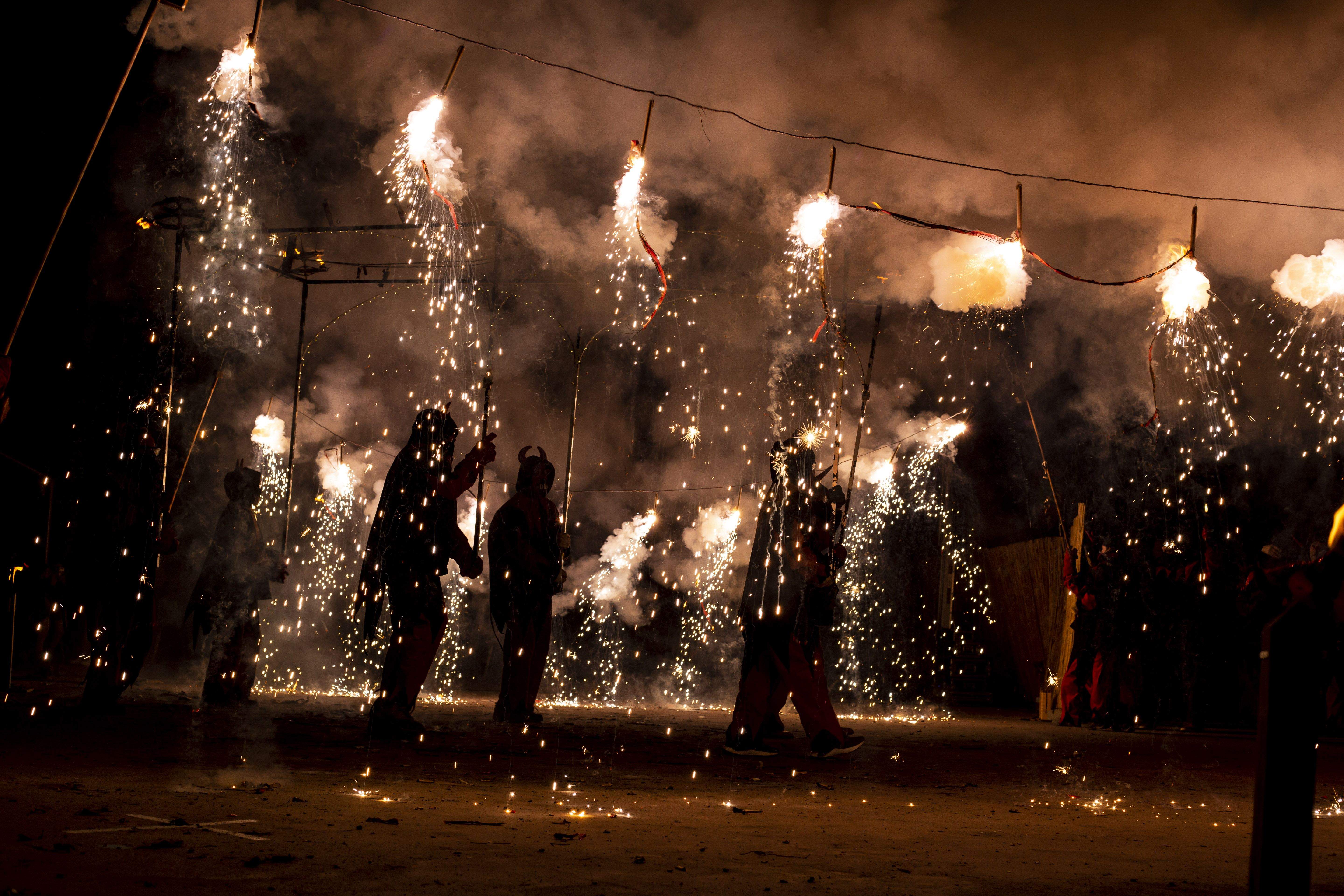 Els Diables han sortit al carrer amb la Trobada de Bèsties. FOTO: Àngel Bravo