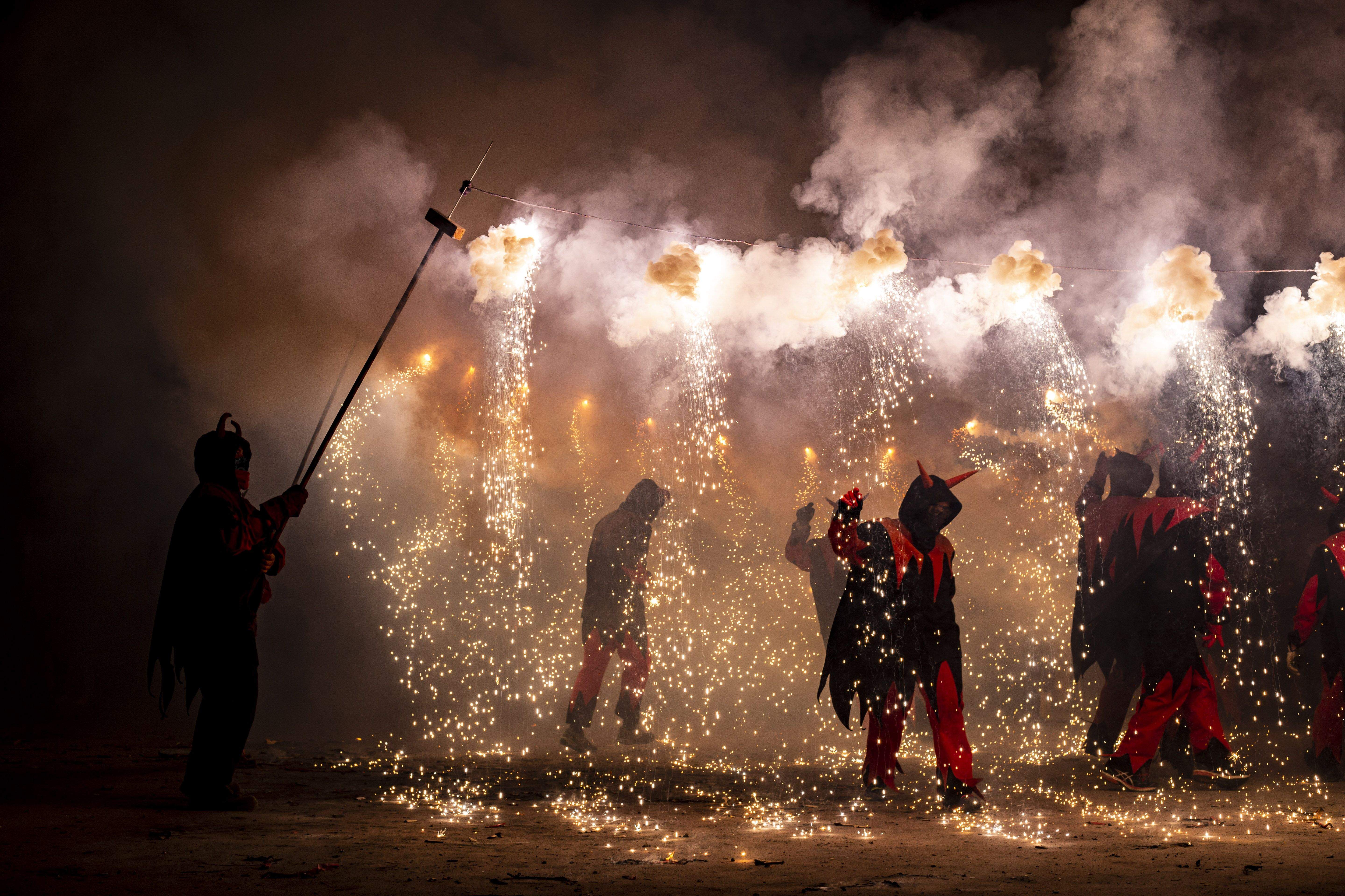 Els Diables han sortit al carrer amb la Trobada de Bèsties. FOTO: Àngel Bravo