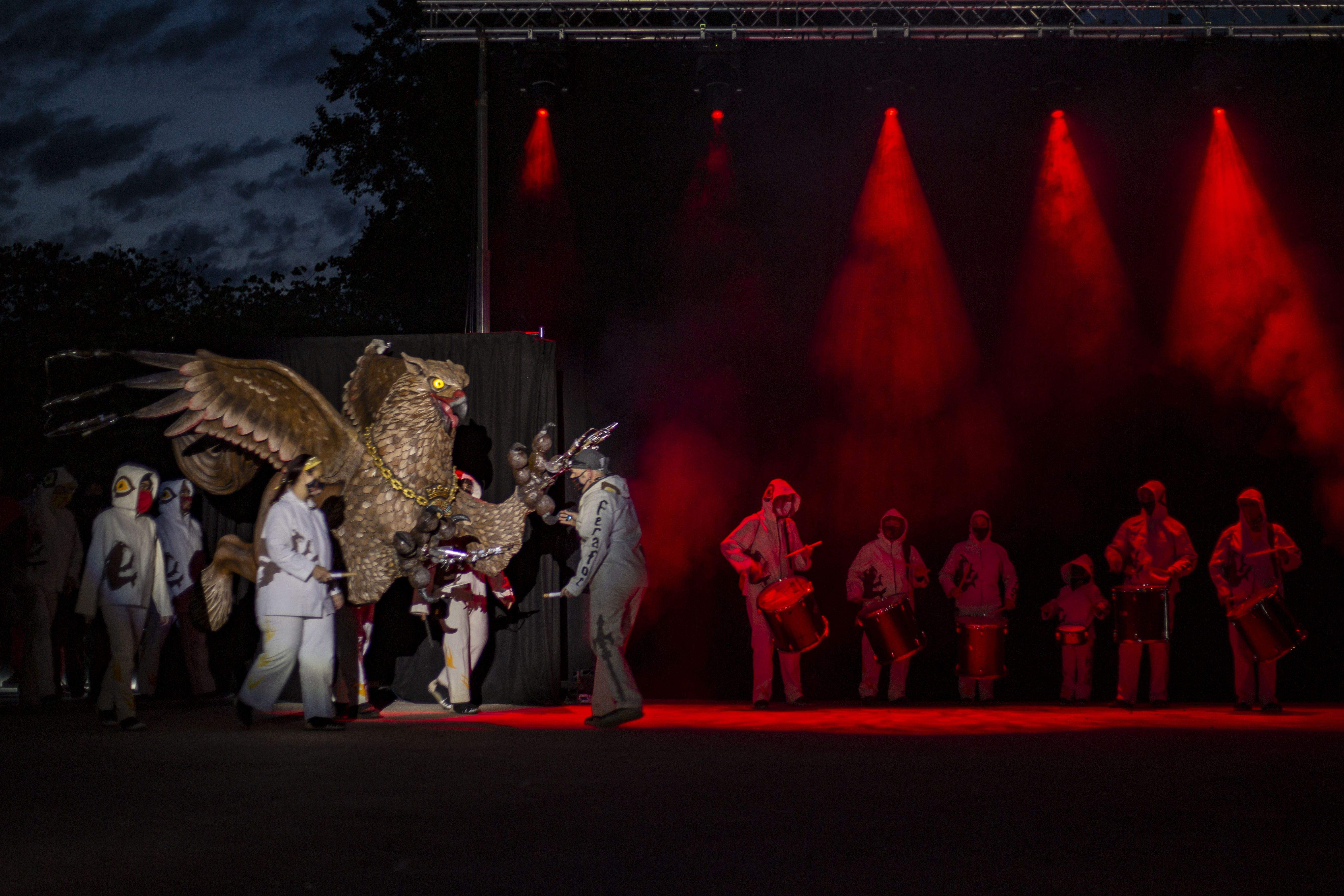 Els Diables han sortit al carrer amb la Trobada de Bèsties. FOTO: Àngel Bravo