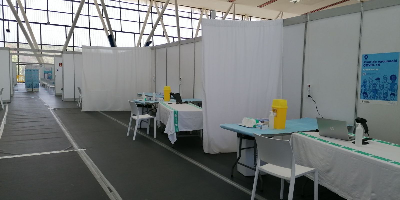 Mòdul de vacunació a Sabadell