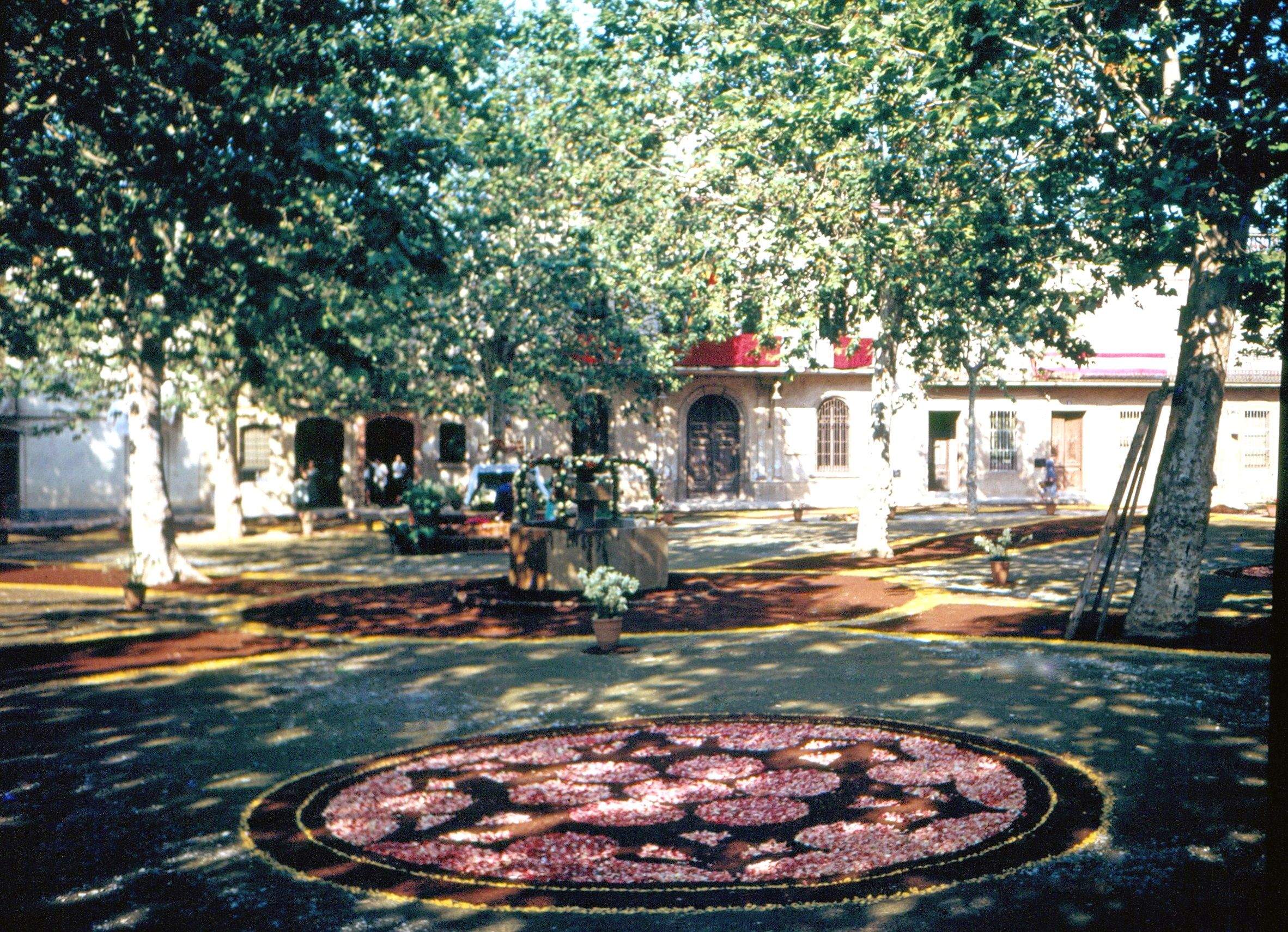 Corpus del 1954 a la plaça de Barcelona. FOTO: Octavi Galceran