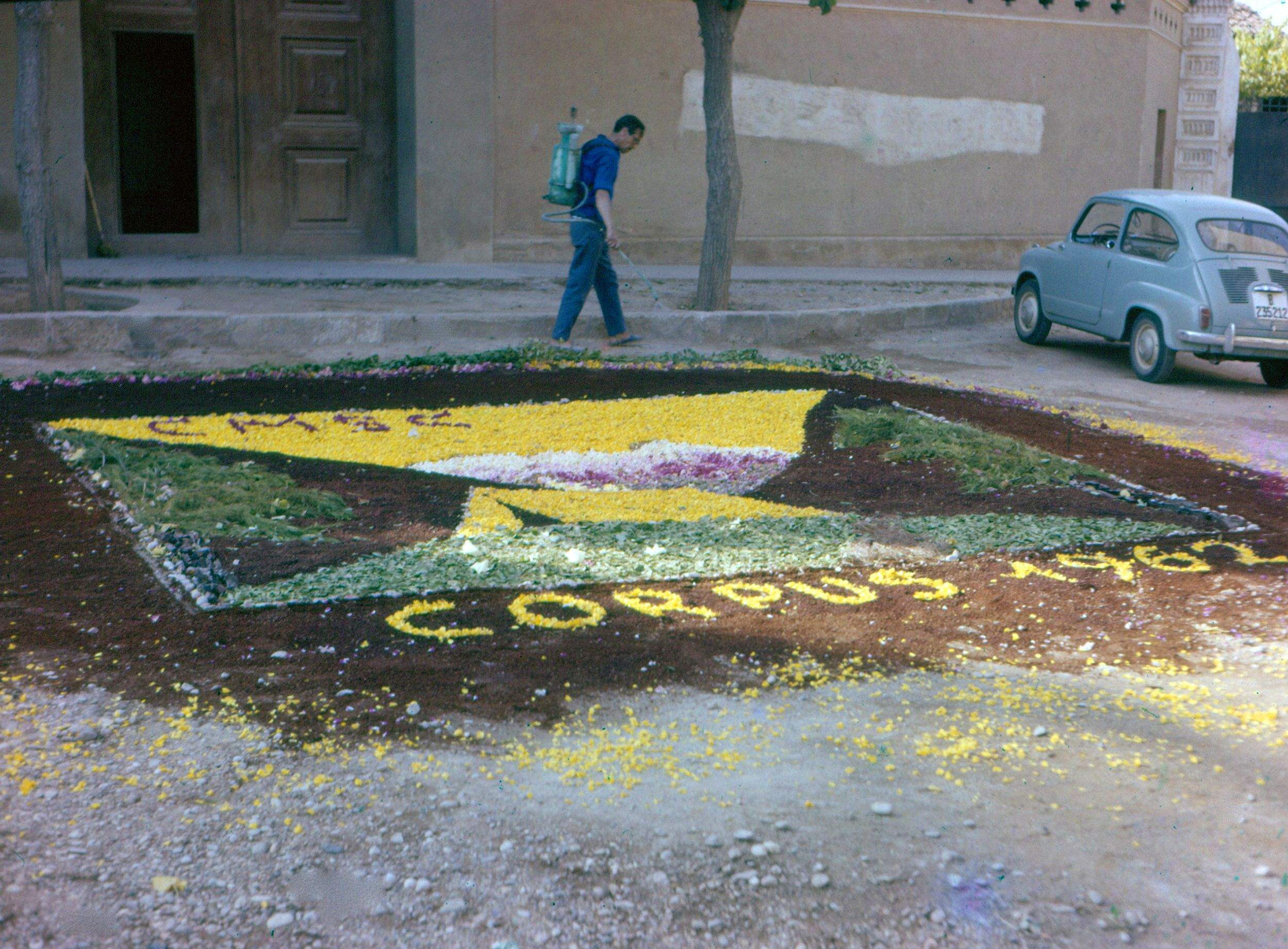 Corpus de l'any 1962 a Sant Cugat. FOTO: Octavi Galceran