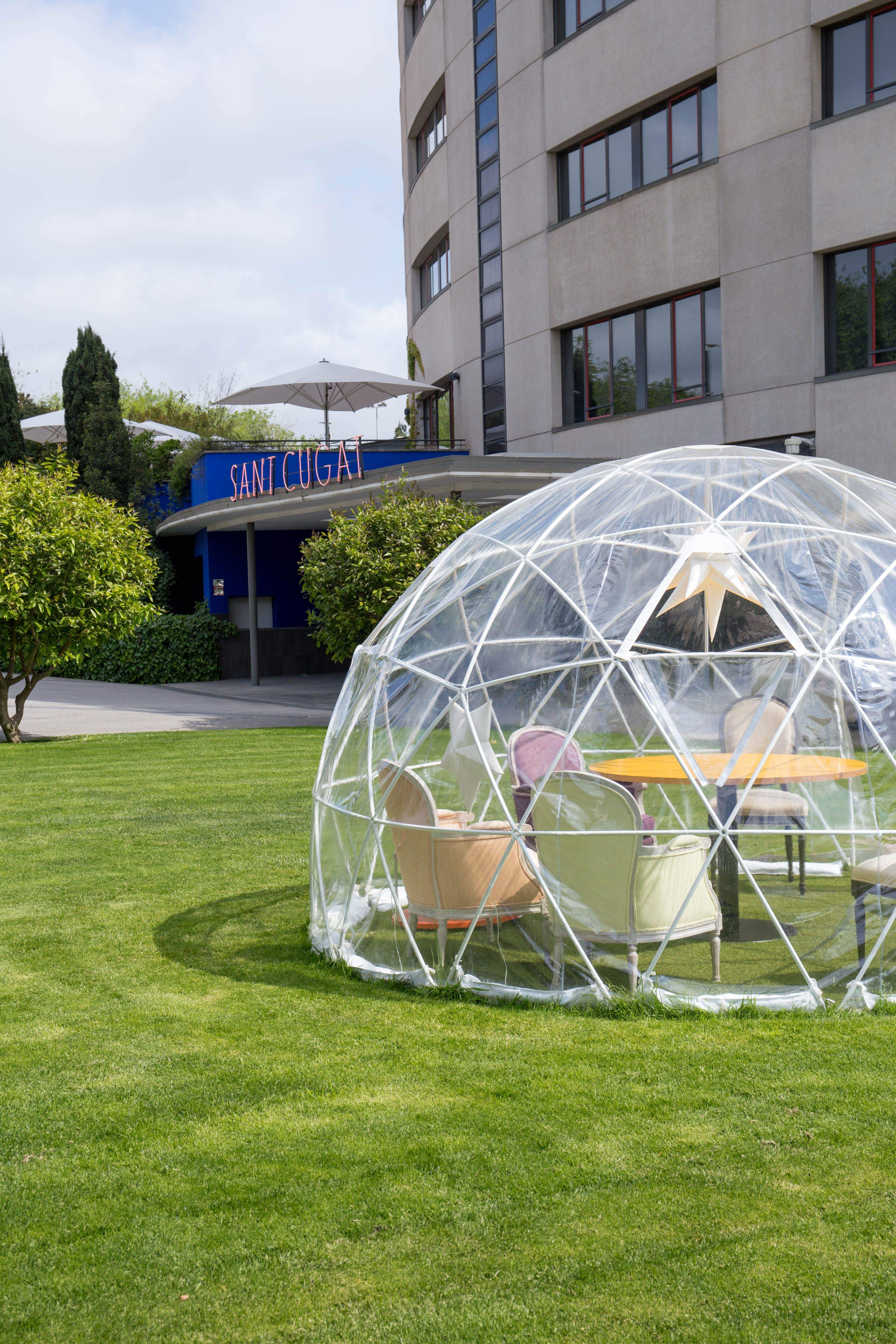 Hotel Sant Cugat ofereix una oferta gastronòmica de qualitat en les seves bombolles pícnic. FOTO: Cedida