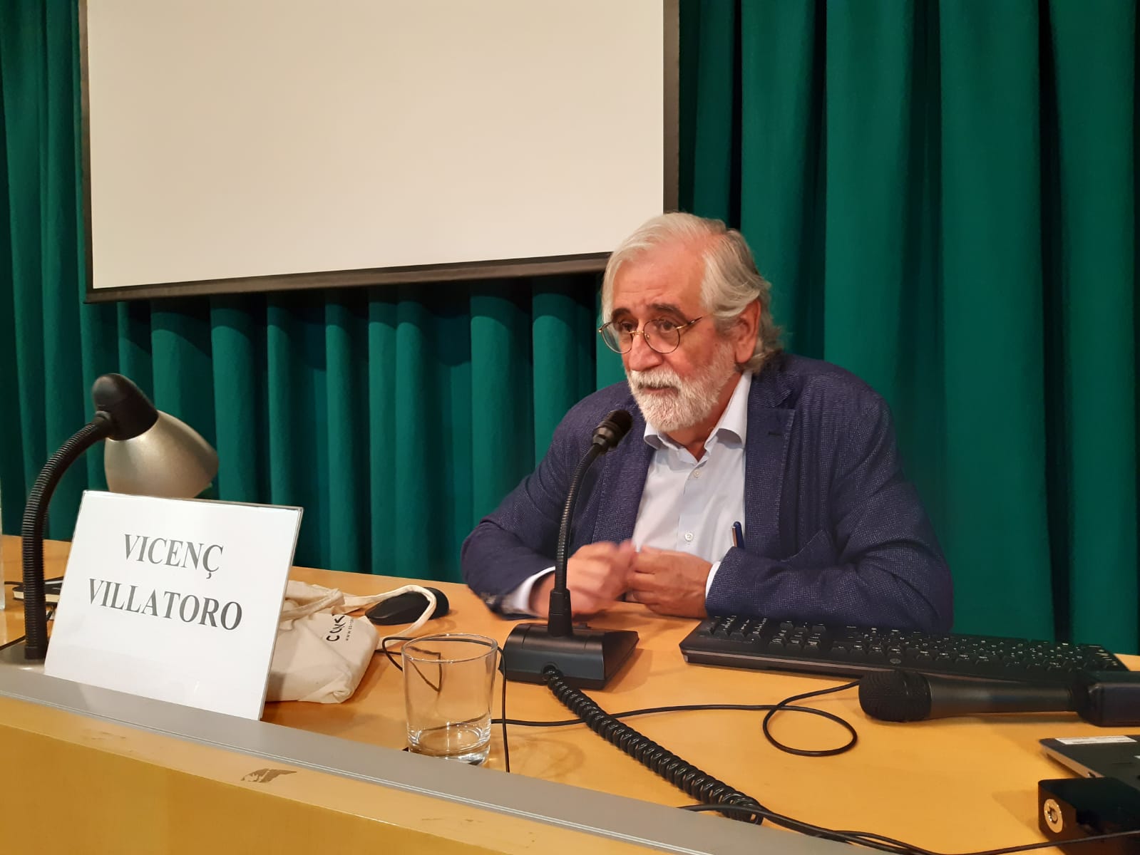 Vicenç Villatoro presentarà llibre a Sant Cugat. FOTO: Arxiu