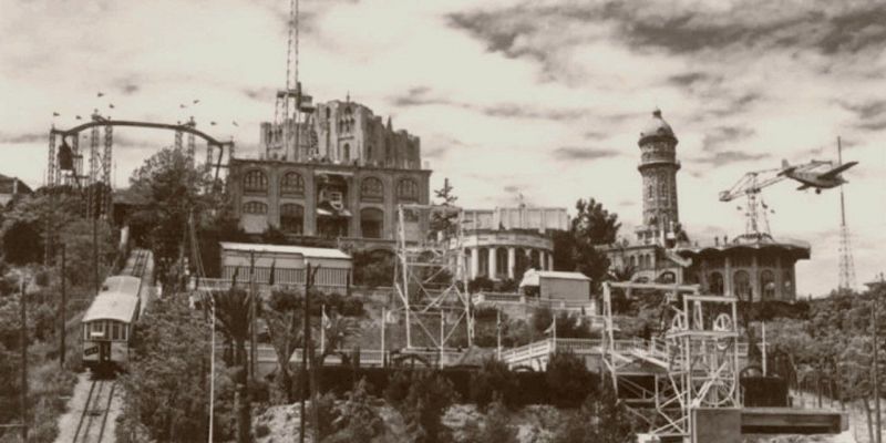 Imatge antiga del Tibidabo. FOTO: Cedida