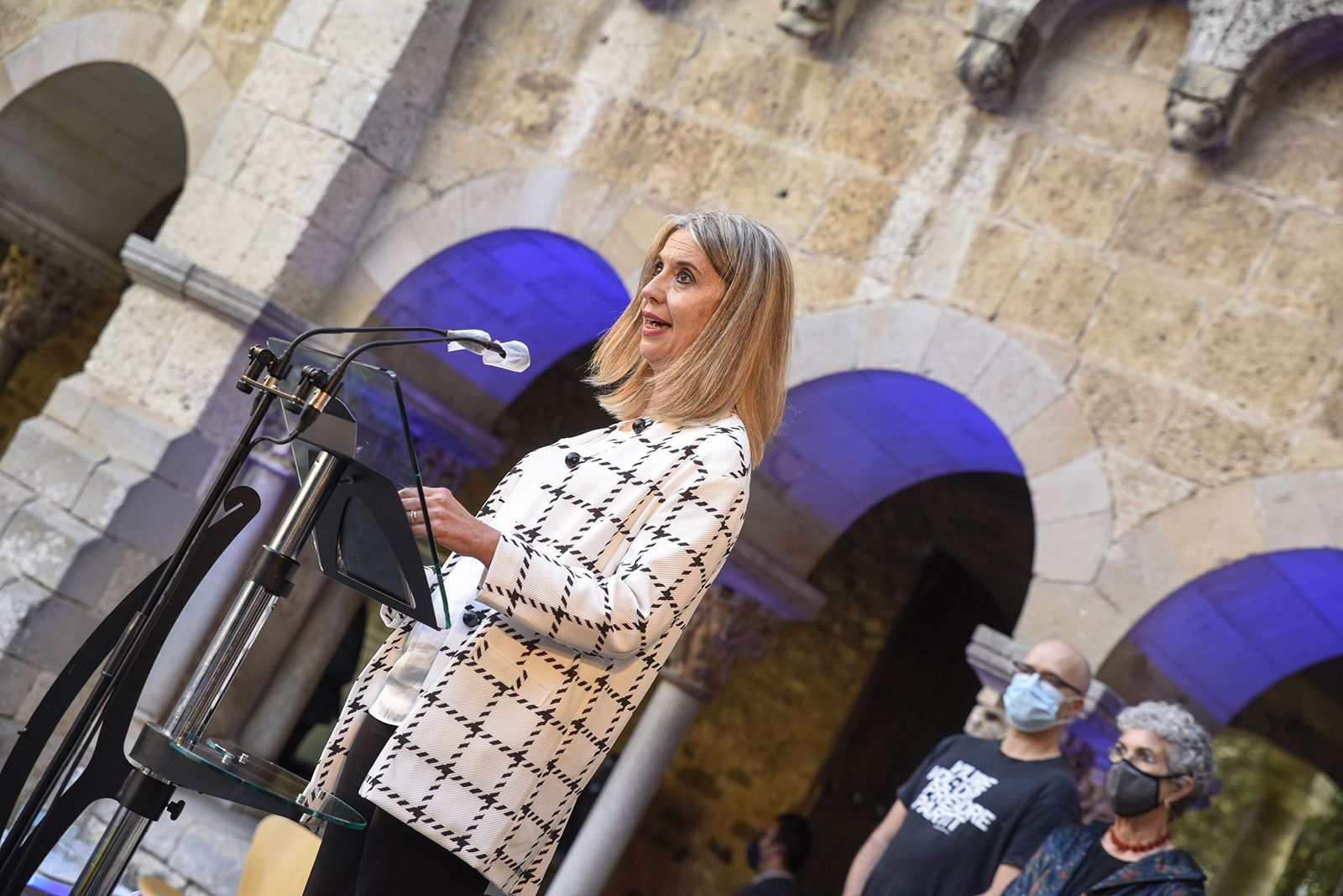 Record a Arcadi Oliveres. Foto: Bernat Millet.