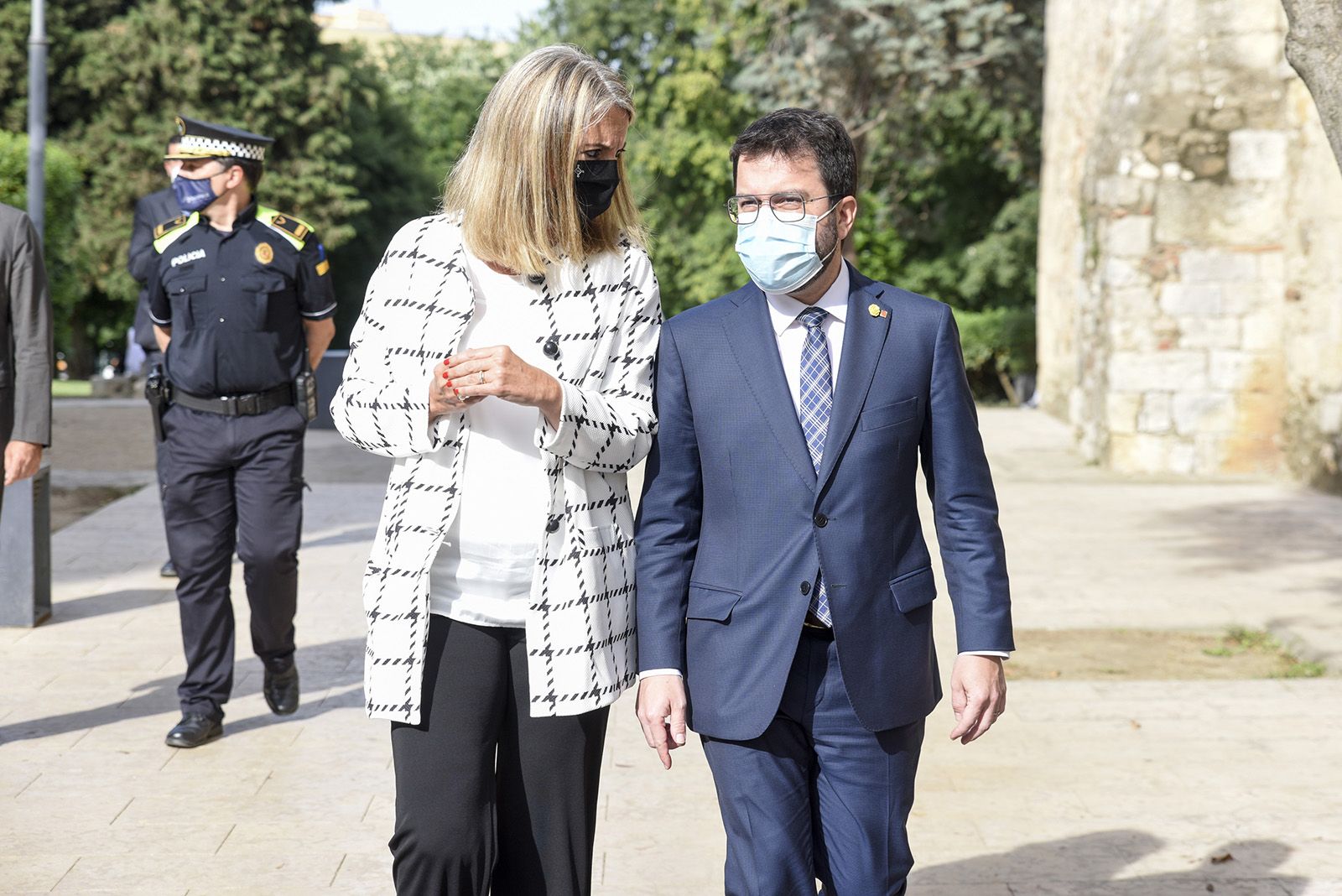 Record a Arcadi Oliveres. Foto: Bernat Millet.