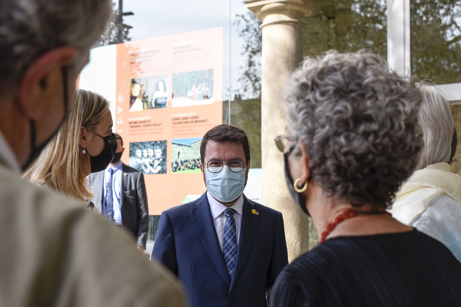 Record a Arcadi Oliveres. Foto: Bernat Millet.