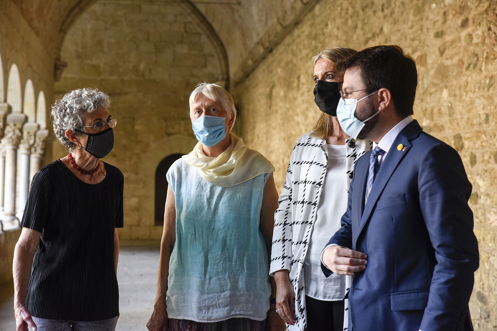 Record a Arcadi Oliveres. Foto: Bernat Millet.