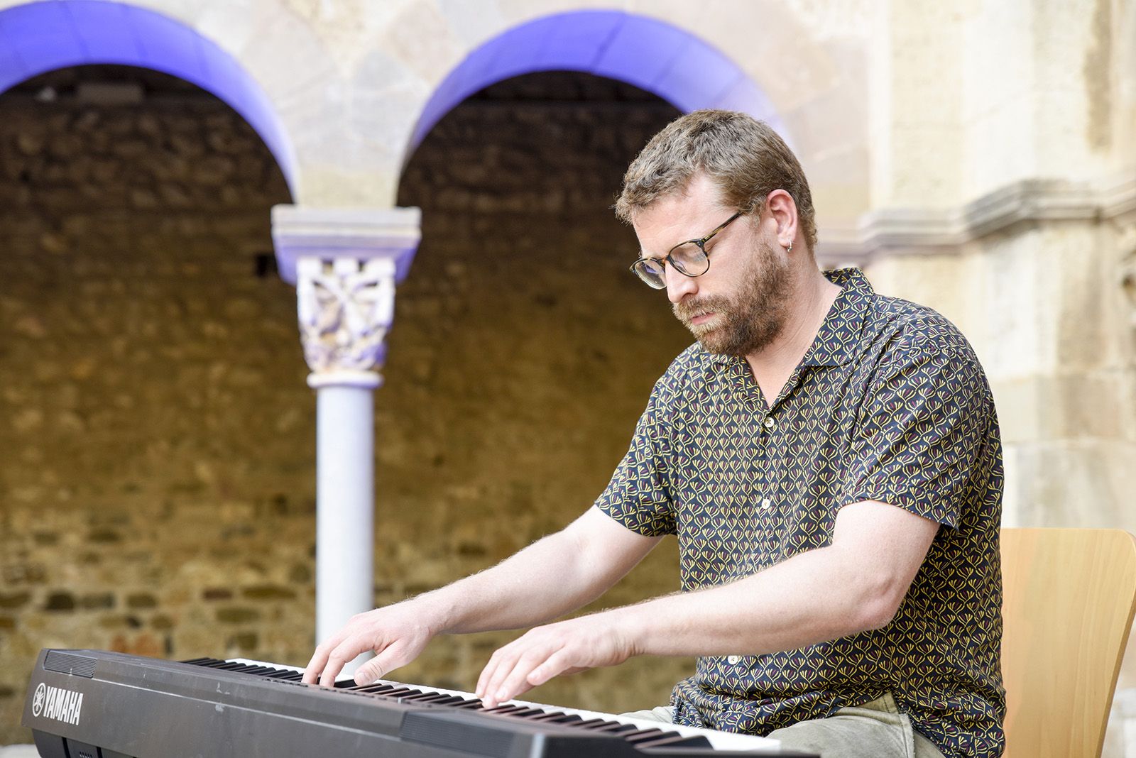 Record a Arcadi Oliveres. Foto: Bernat Millet.