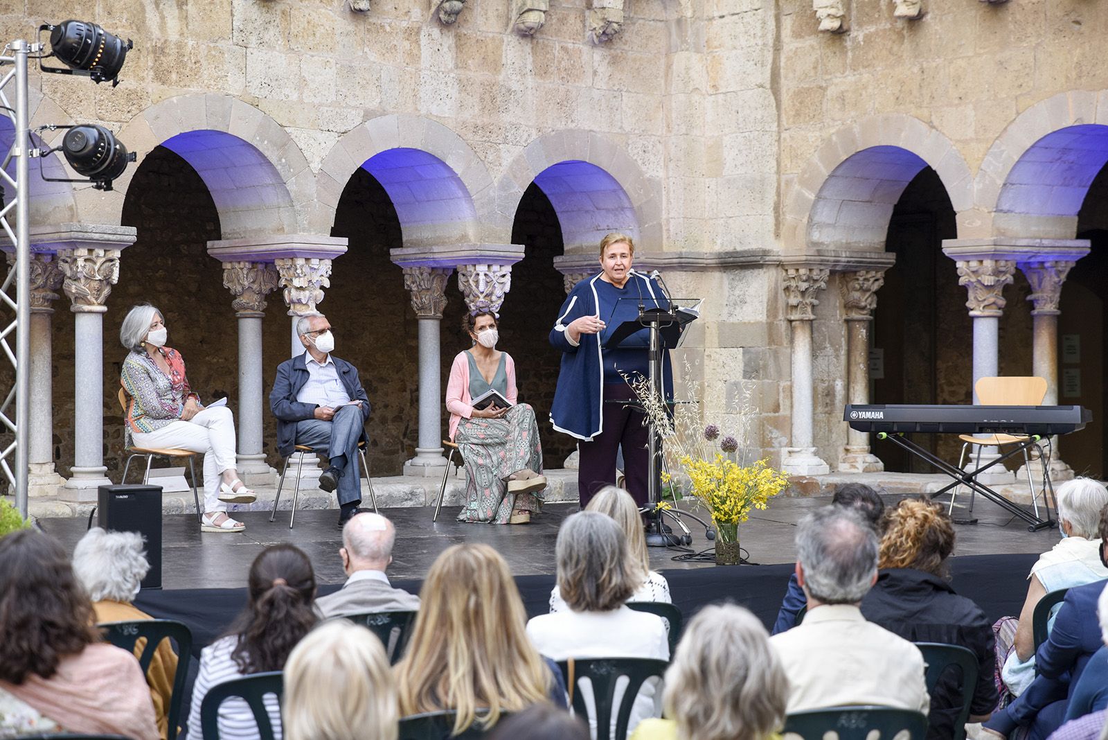 Record a Arcadi Oliveres. Foto: Bernat Millet.