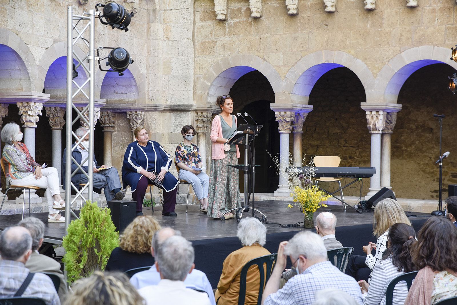 Record a Arcadi Oliveres. Foto: Bernat Millet.