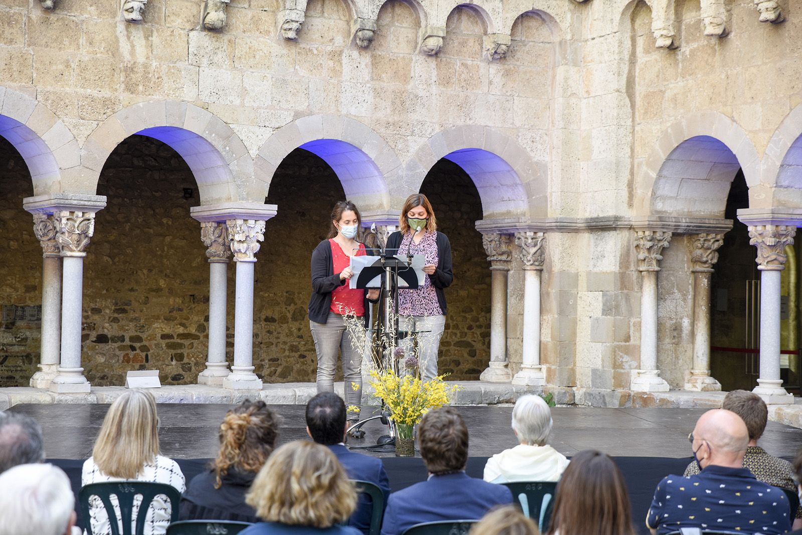 Record a Arcadi Oliveres. Foto: Bernat Millet.