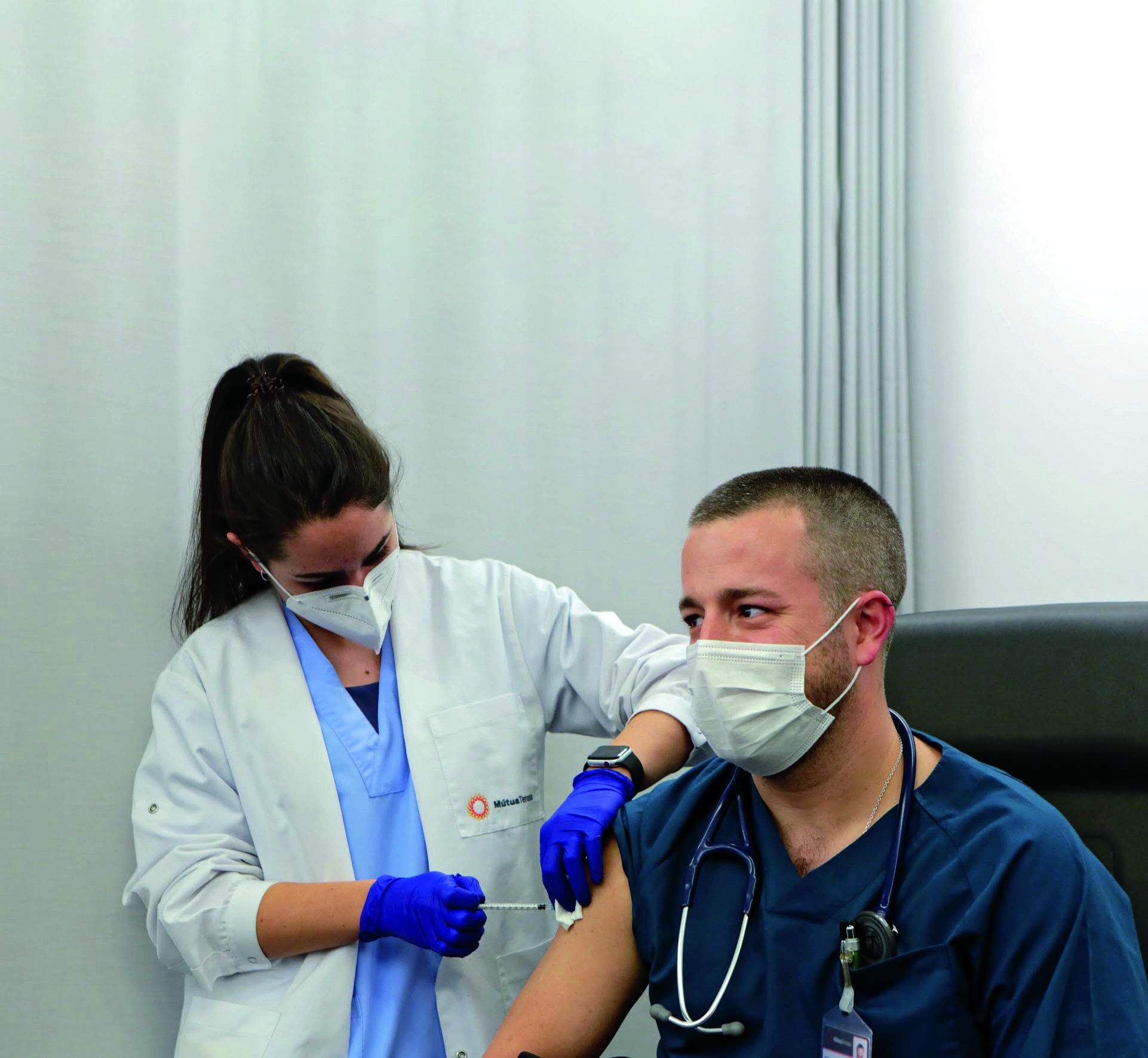 Imatge d'una vacunació a Sant Cugat. FOTO: Artur Ribera