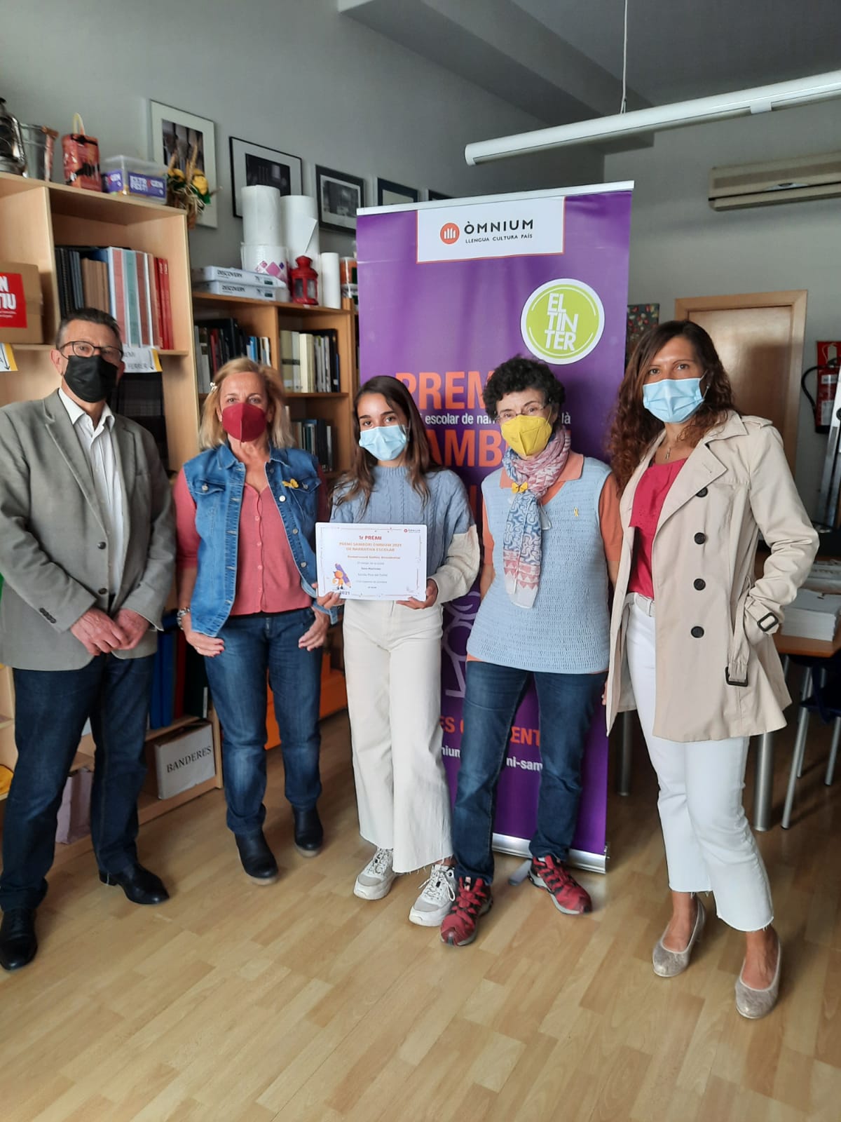 Sara Martínez Ramos va guanyar el primer premi de cicle superior de primària en els premis entregats al Vallès Occidental. FOTO: Cedida