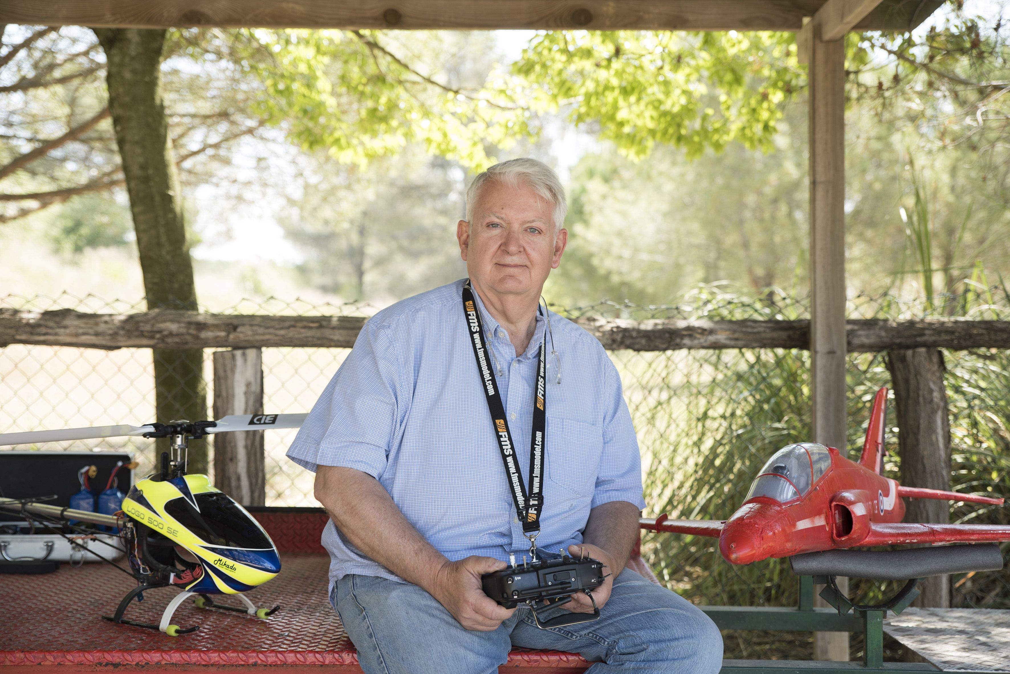 Xavi Torradas, president del  Club Aeromodelisme ARC Sant Cugat. FOTO: Bernat Millet