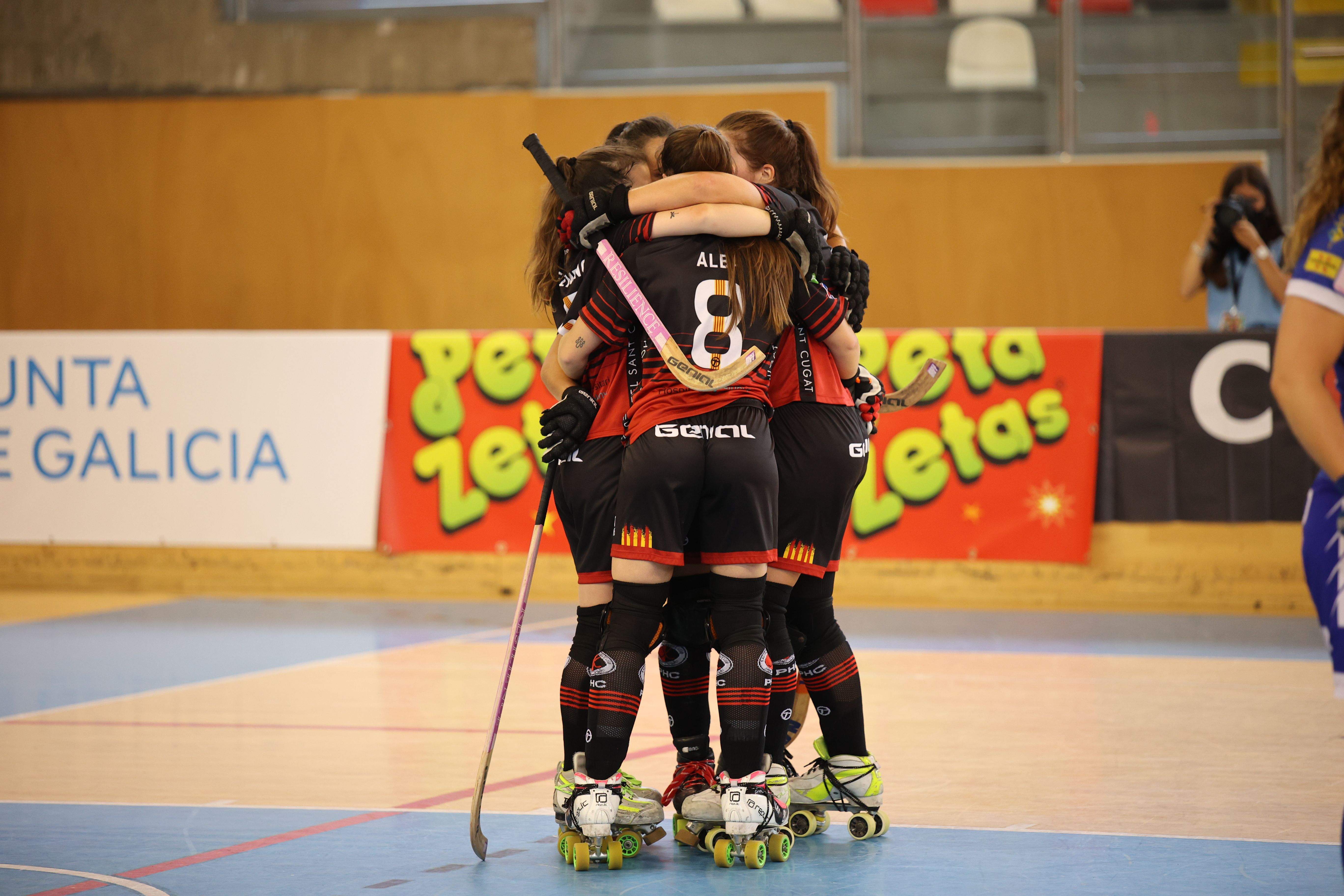 El PHC Sant Cugat ha lluitat fins al final per classificar-se per les semifinals de la Copa de la Reina FOTO:Luis Velasco (RFEP)