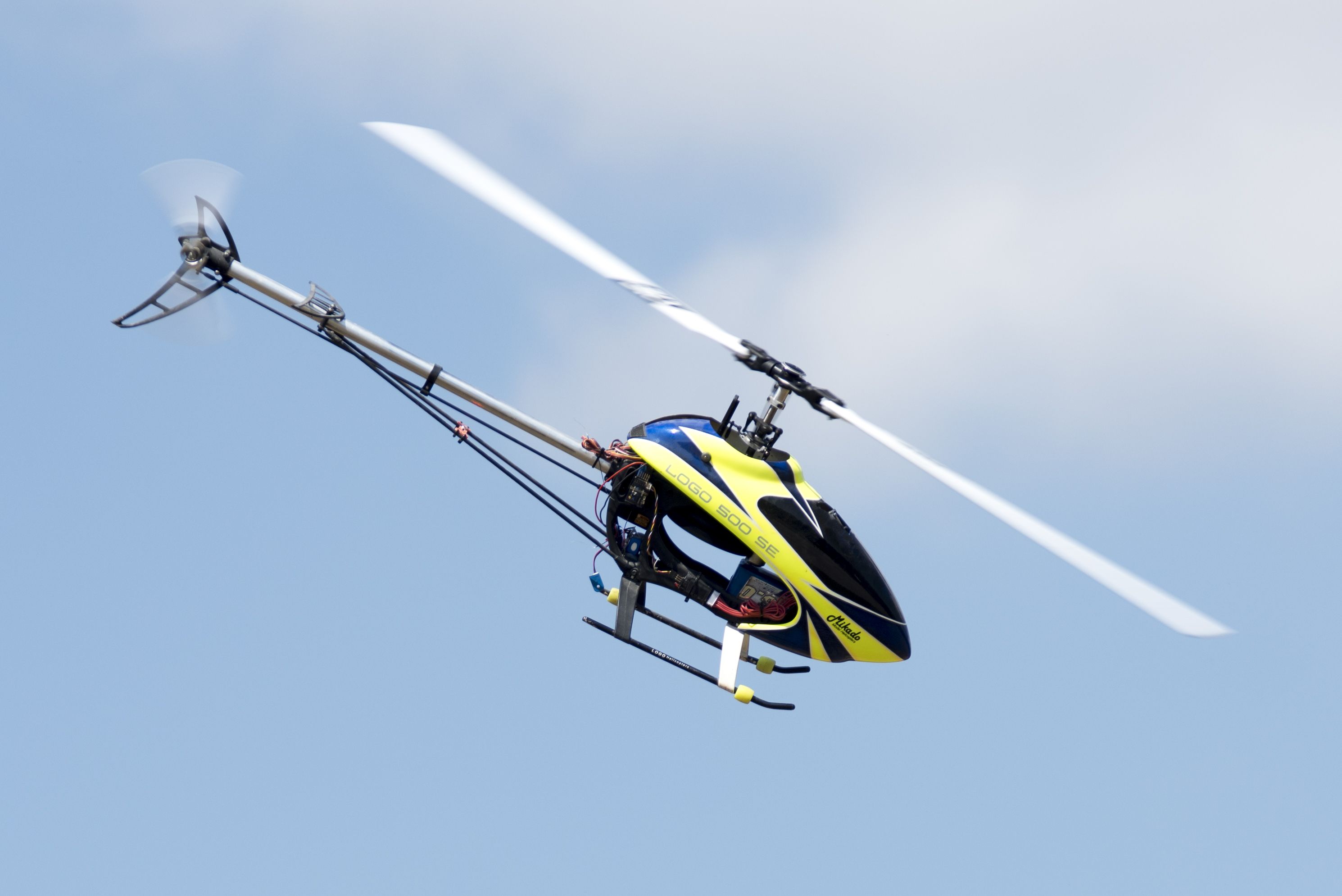 Helicòpter del Club Aeromodelisme ARC Sant Cugat. FOTO: Bernat Millet