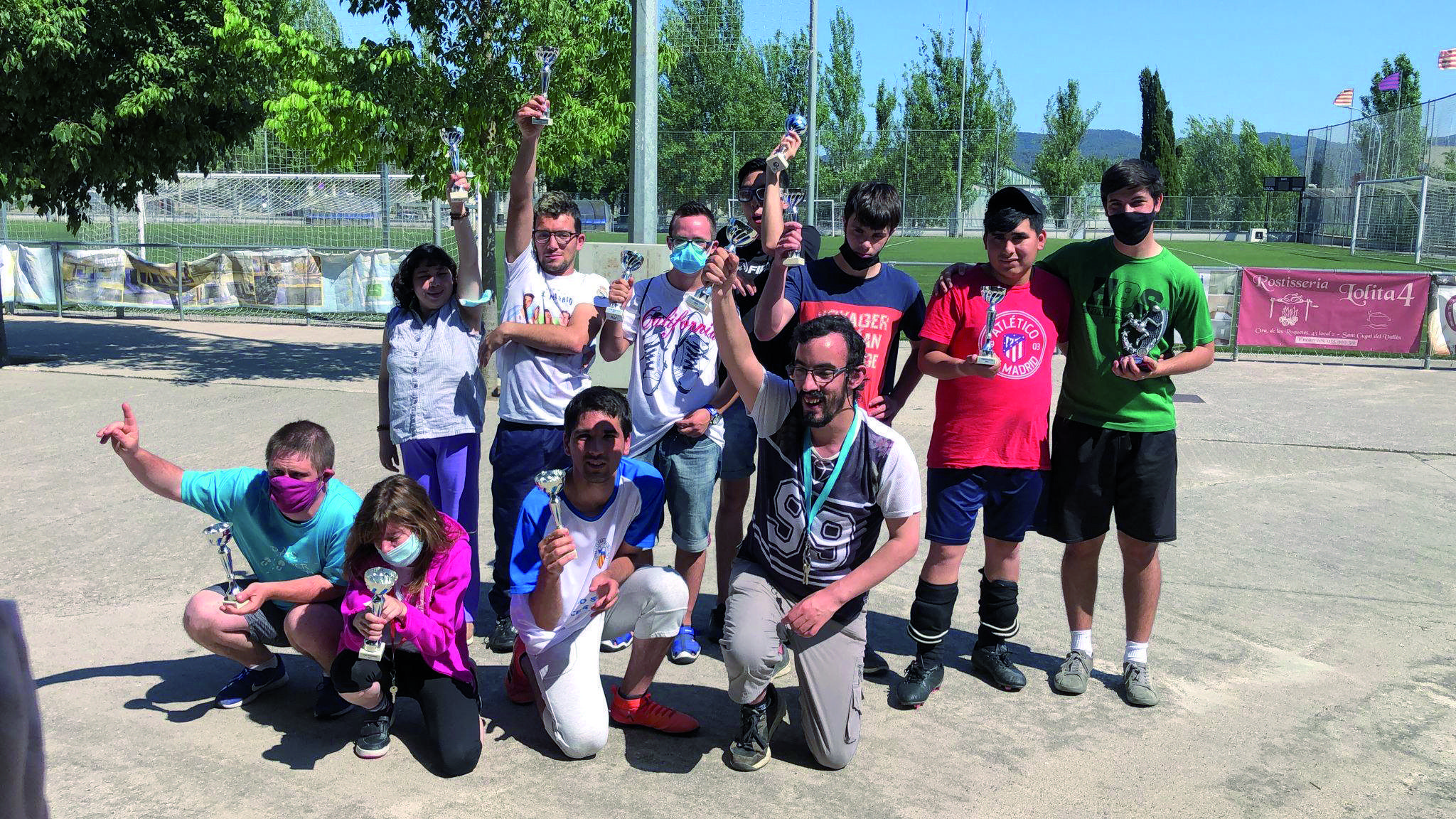 Acte de cloenda de la temporada de l'equip inclusiu de la Penya Blaugrana. FOTO: Cedida