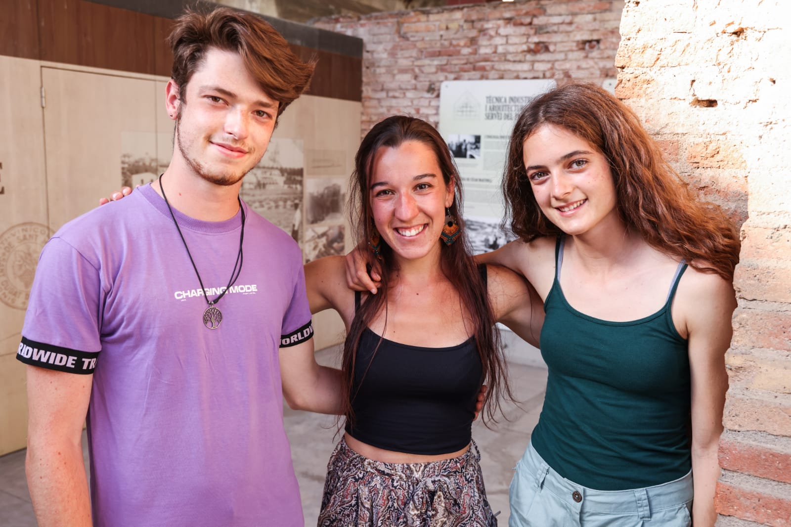 Tres dels quatre pregoners de la Festa Major de Sant Cugat. FOTO: Lali Puig