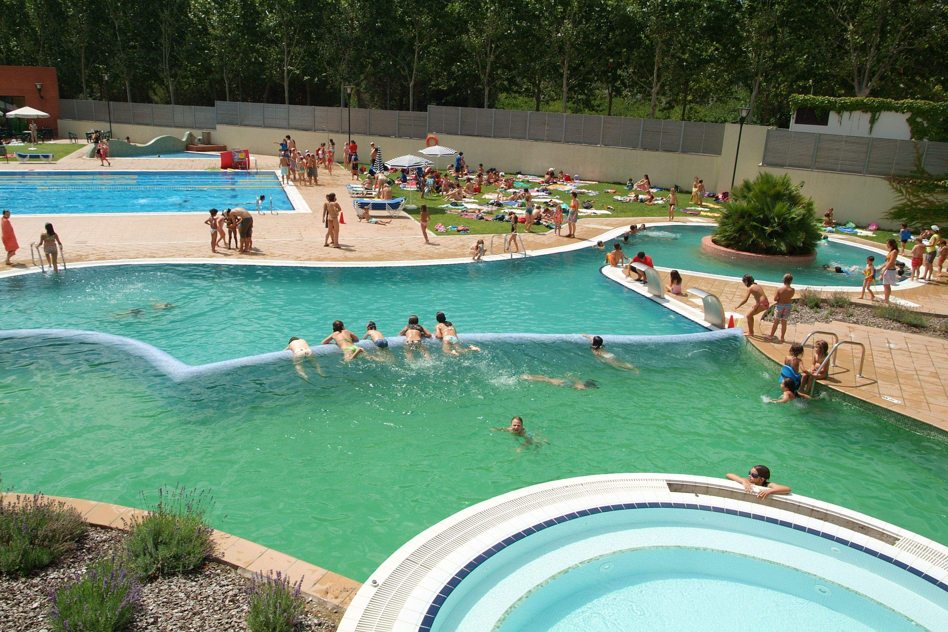 Les piscines del parc Central de Sant Cugat. FOTO: Arxiu