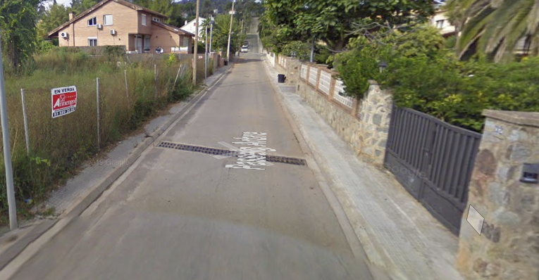 Zona del carrer de l'Arbre de Valldoreix. FOTO: Google Maps