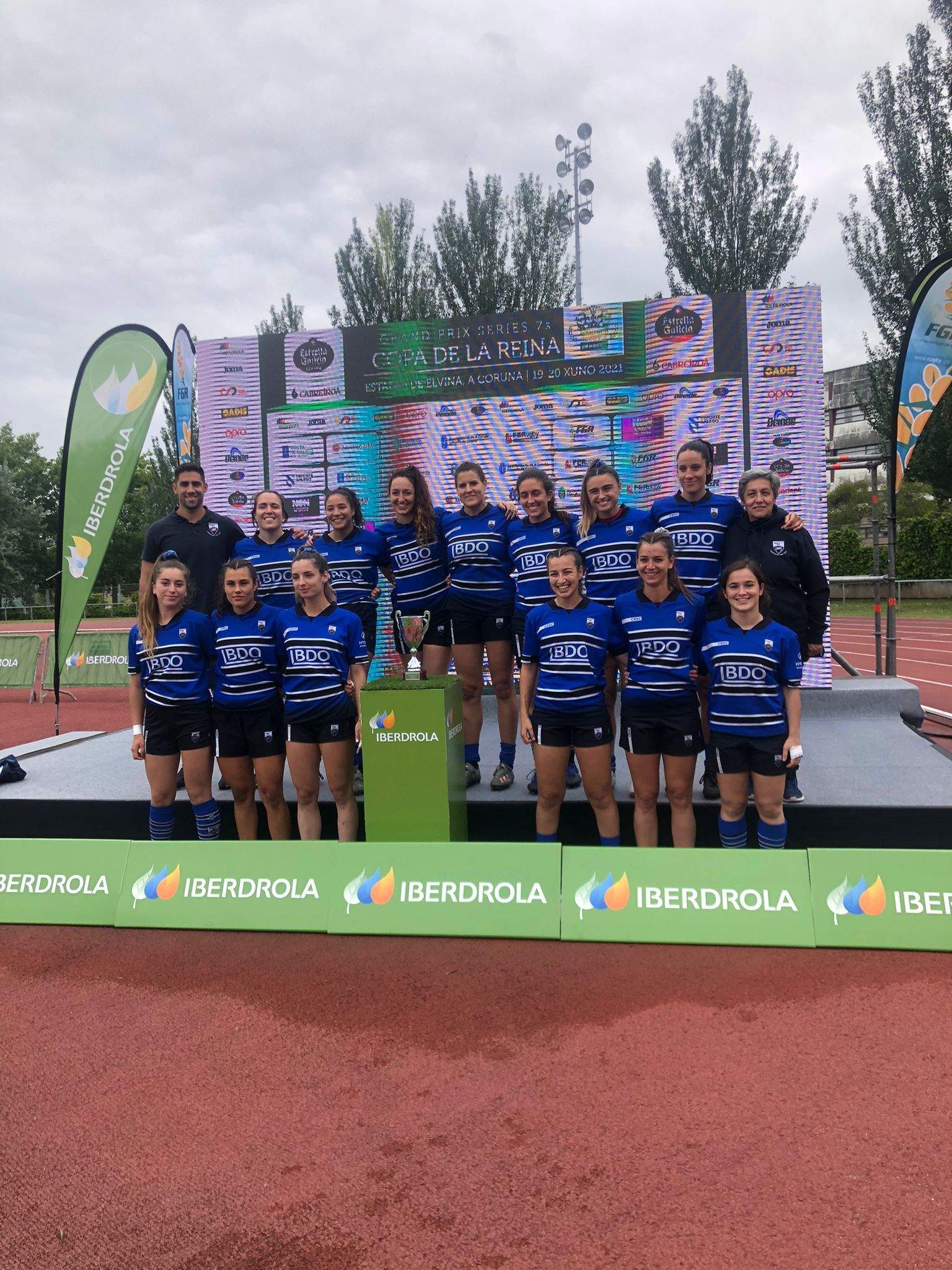 El Club de Rugby Sant Cugat ha debutat en la GPS Copa de la Reina. FOTO: Cedida