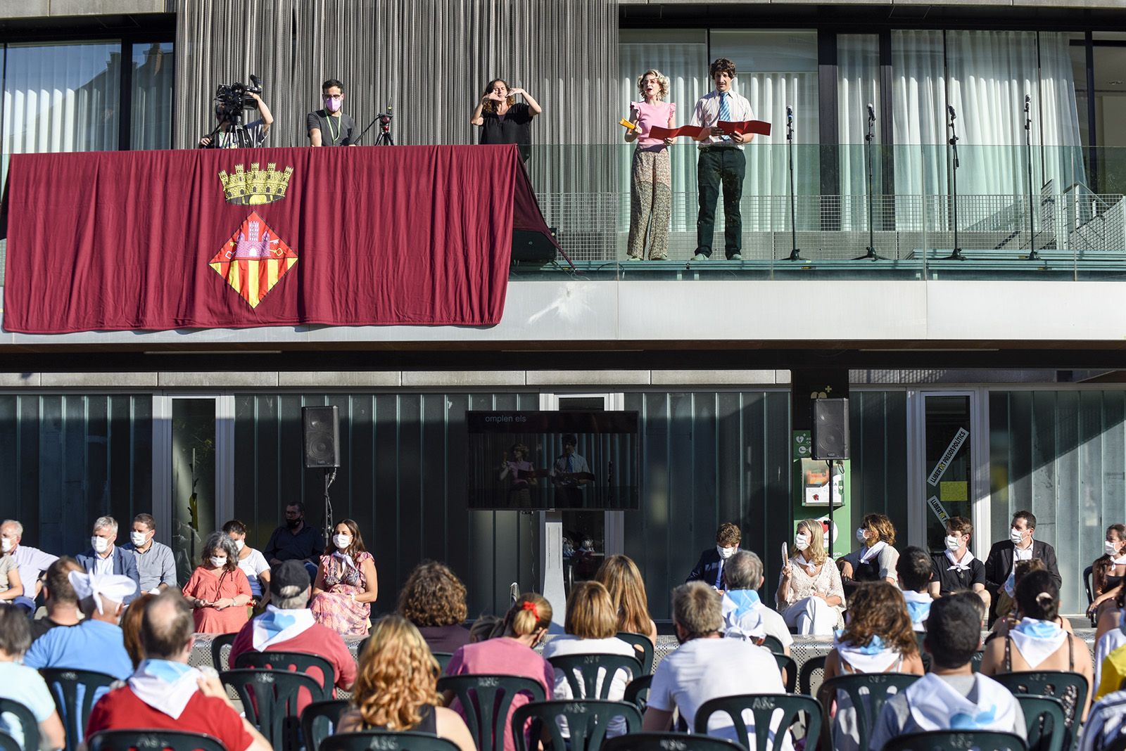 Pregó de Festa Major 2021. Foto: Bernat Millet.