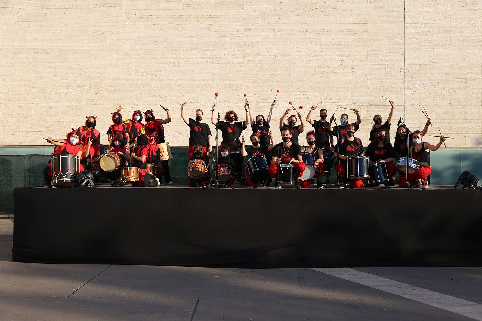 Esclat de foc Infantil "Foc al virus". Foto: Anna Bassa