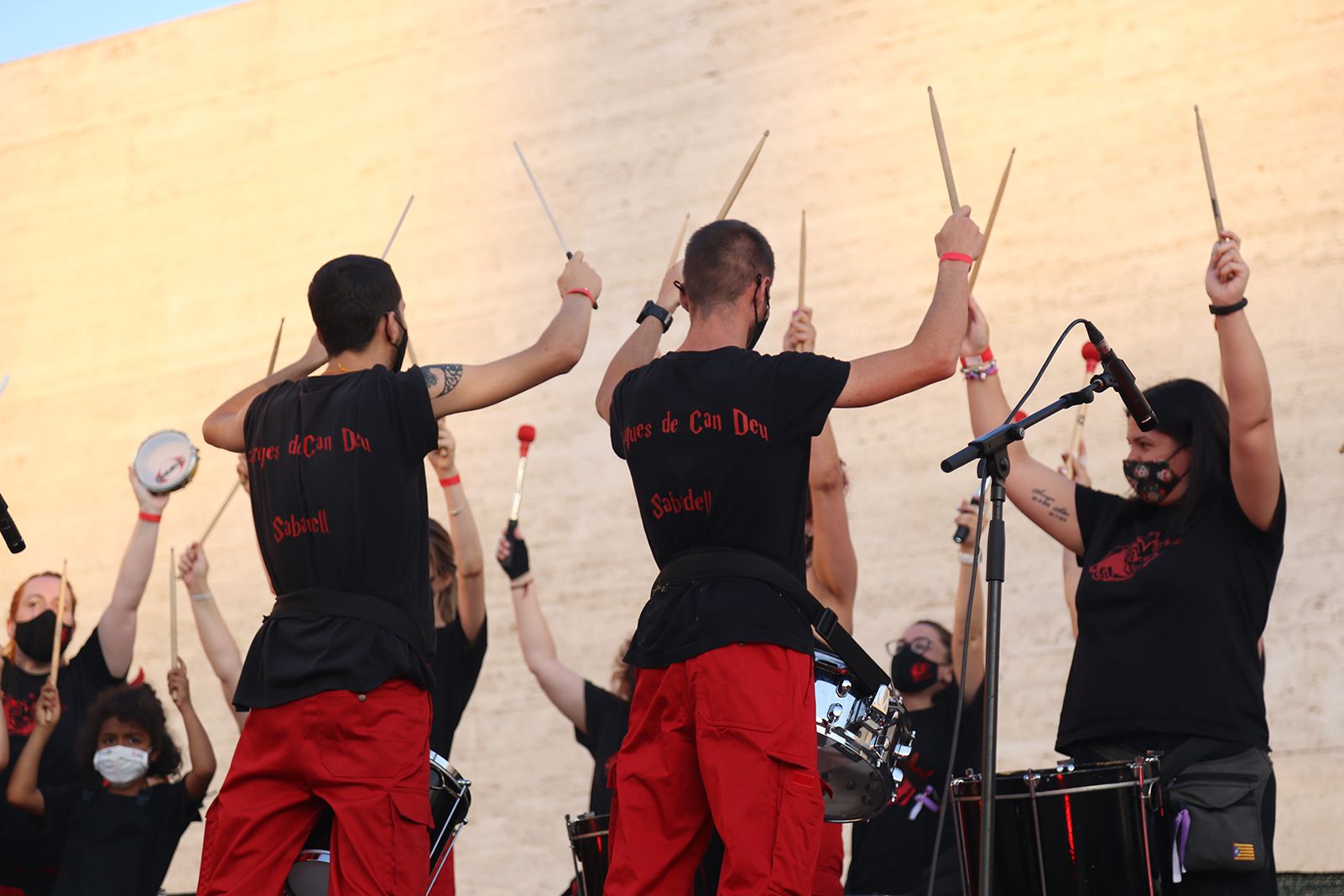 Esclat de foc Infantil "Foc al virus". Foto: Anna Bassa