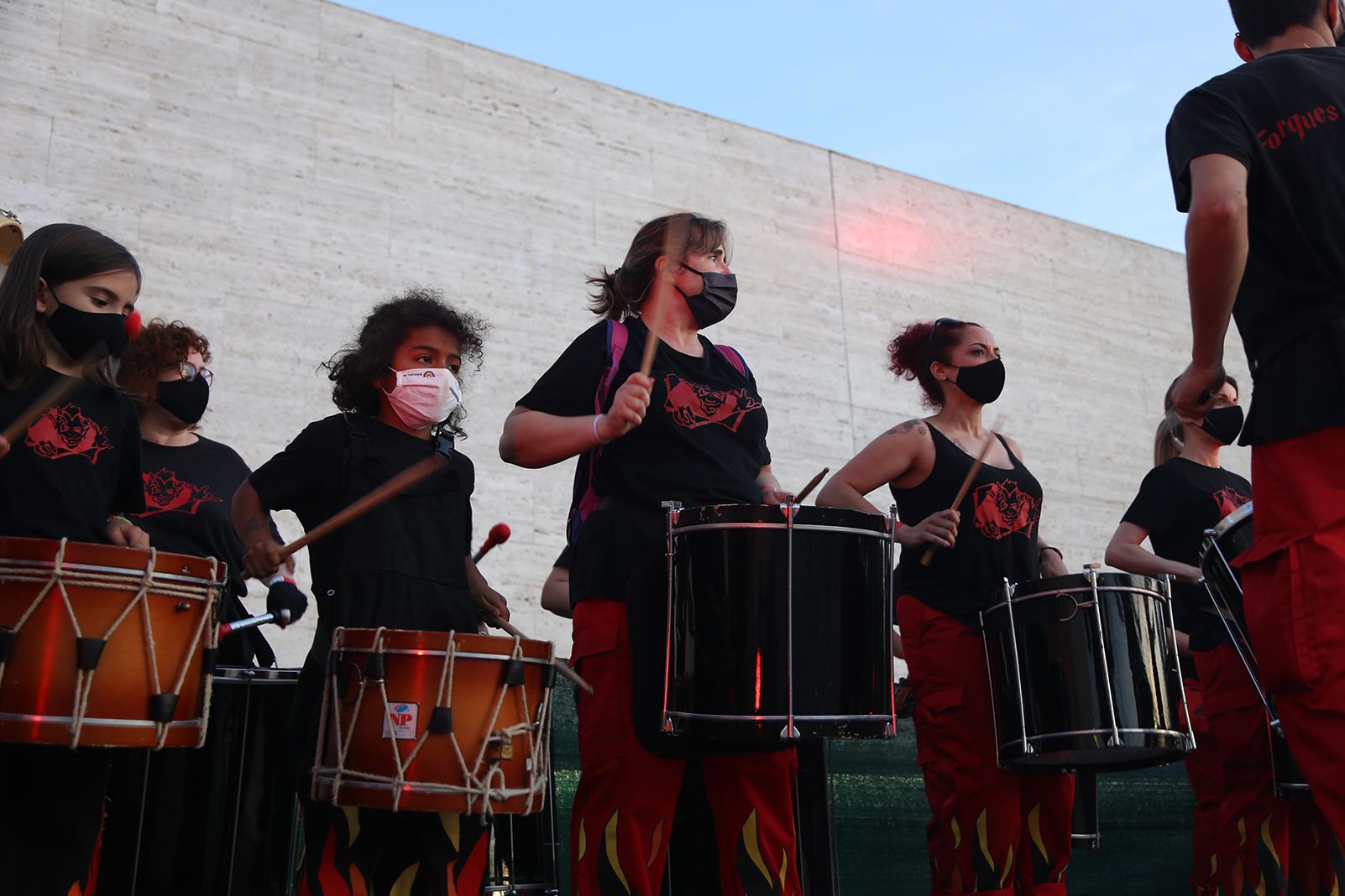 Esclat de foc Infantil "Foc al virus". Foto: Anna Bassa