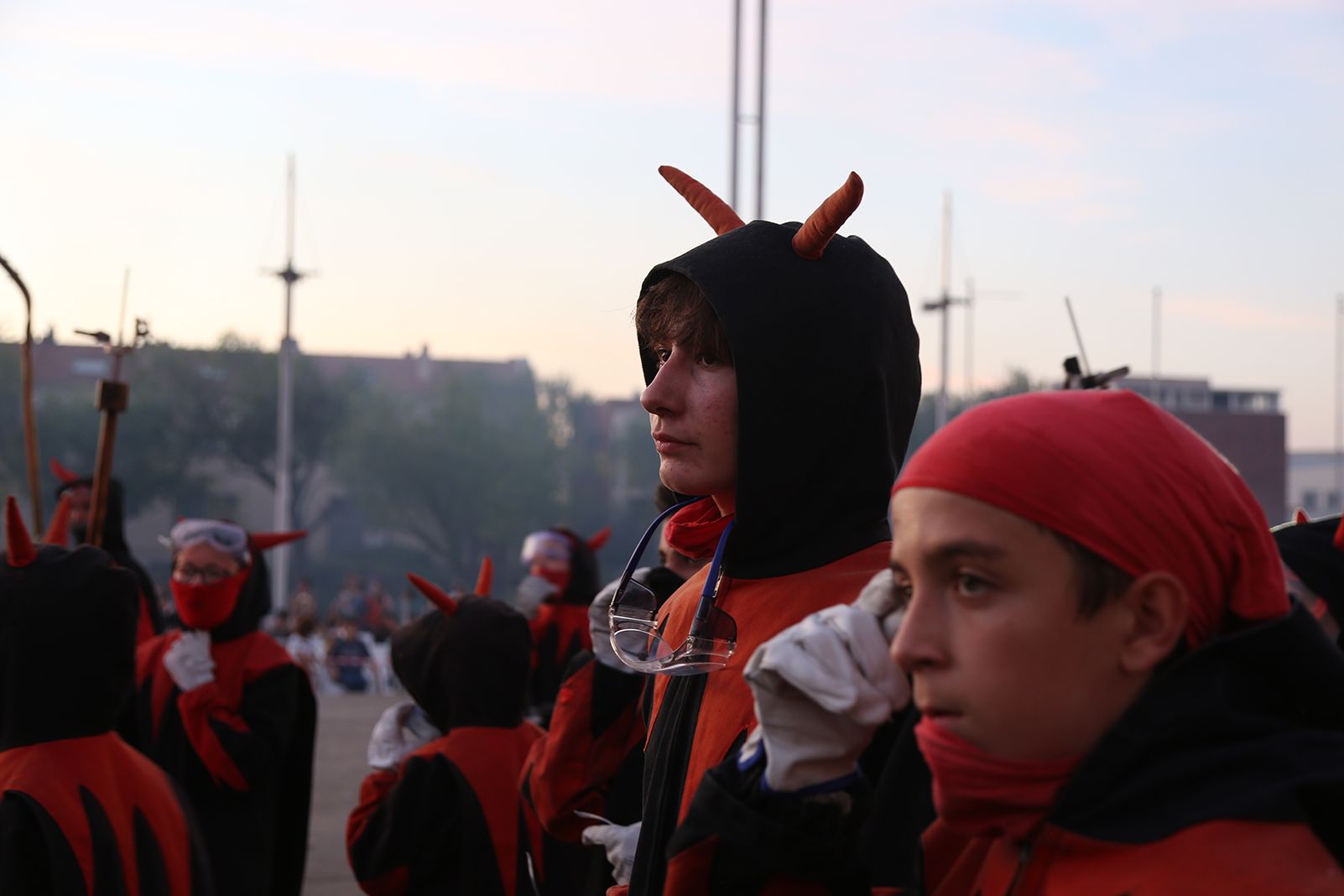 Esclat de foc Infantil "Foc al virus". Foto: Anna Bassa