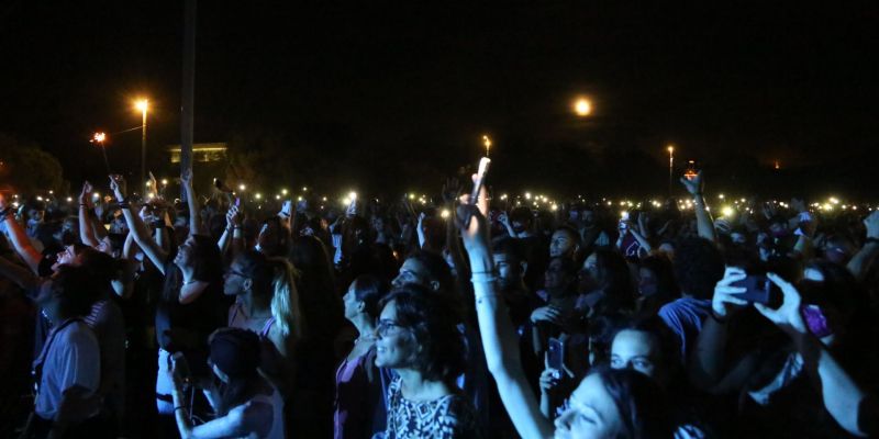 Públic d'Oques Grasses al concert de Festa Major 