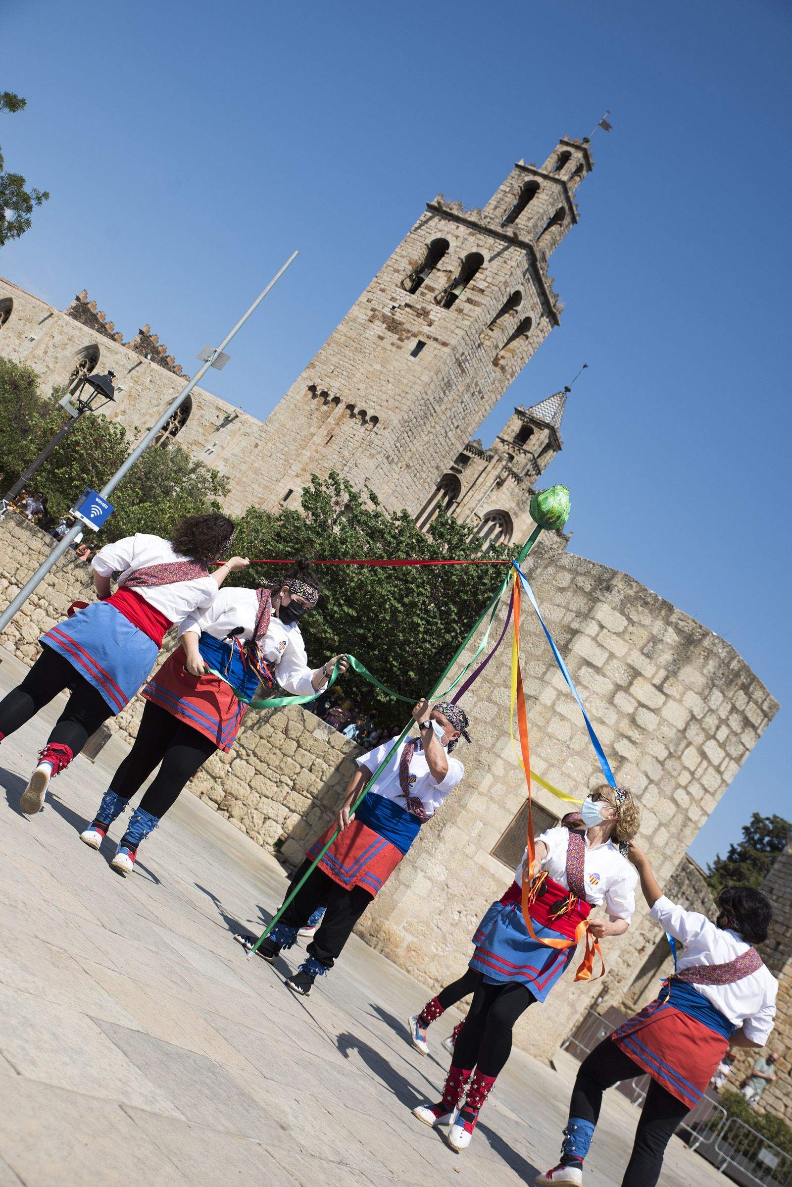 Ball de caparrots i mostra d'entremesos. Foto: Bernat Millet.